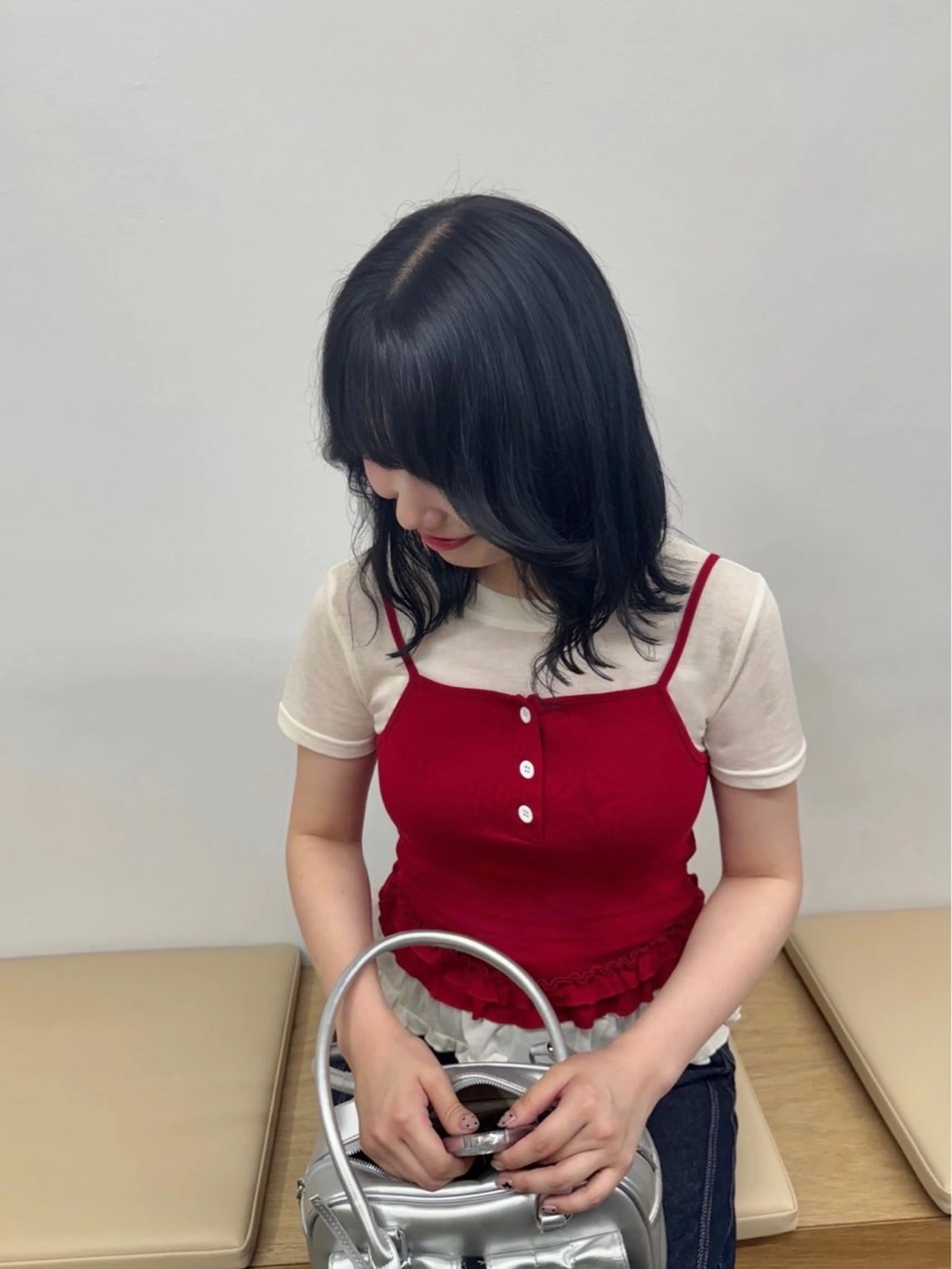 カラー ヘアカラー 吉野 新菜のヘアスタイル