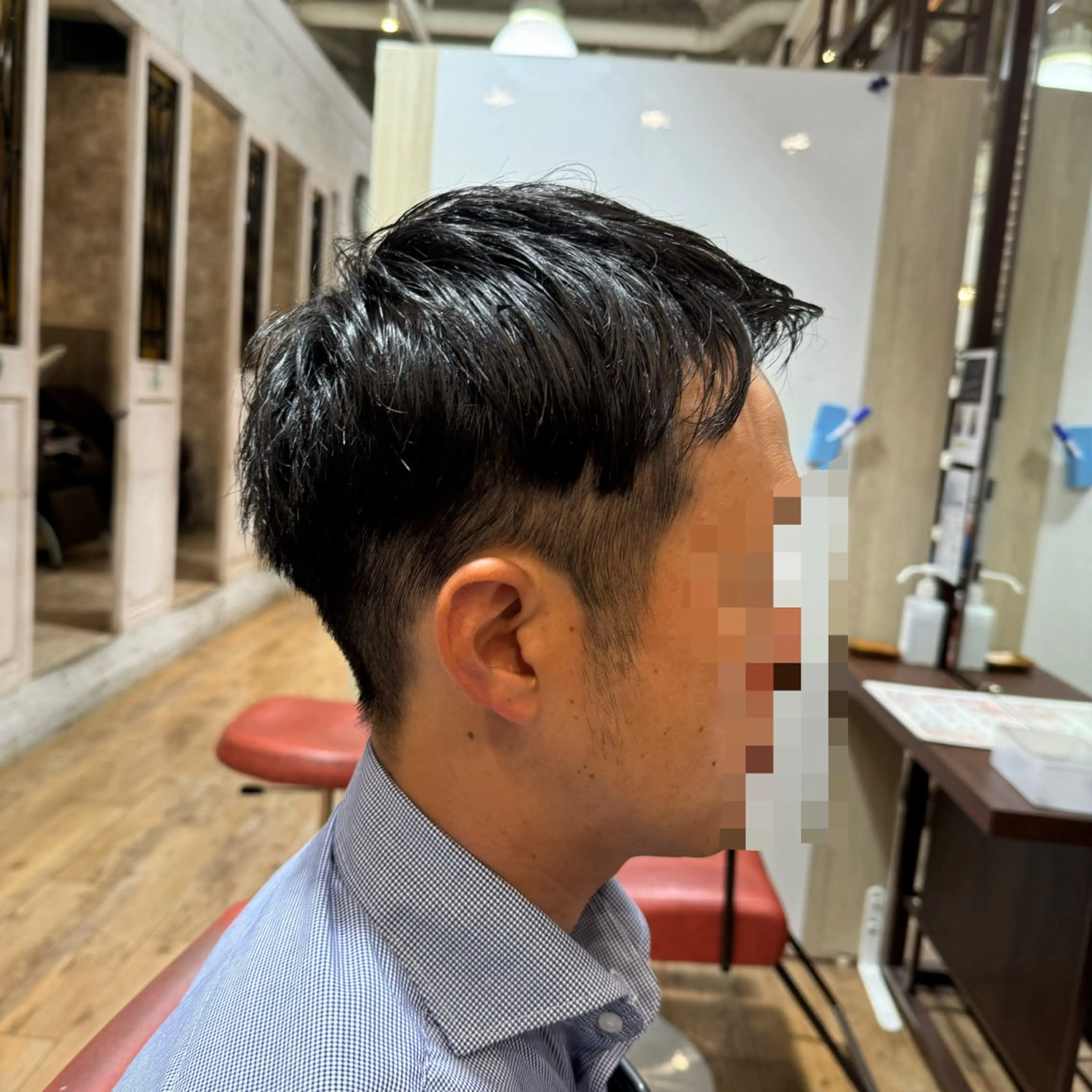 ショート メンズ ビジネス ショートヘア fizelleあべのルシアス店所属・⭐️吉崎 竜也⭐️のヘアスタイル