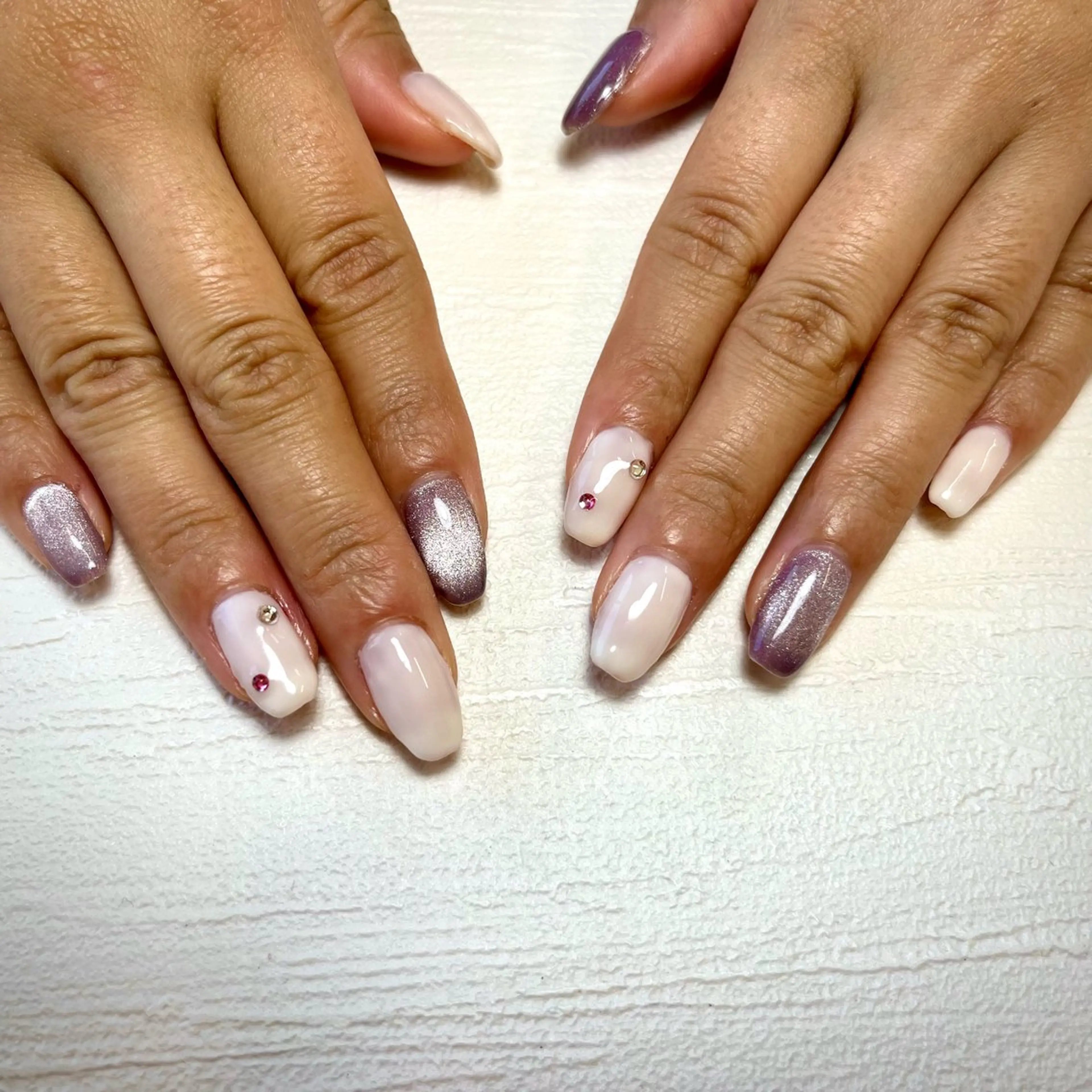 ネイル ワンカラーネイル 及川 莉奈のネイルデザイン