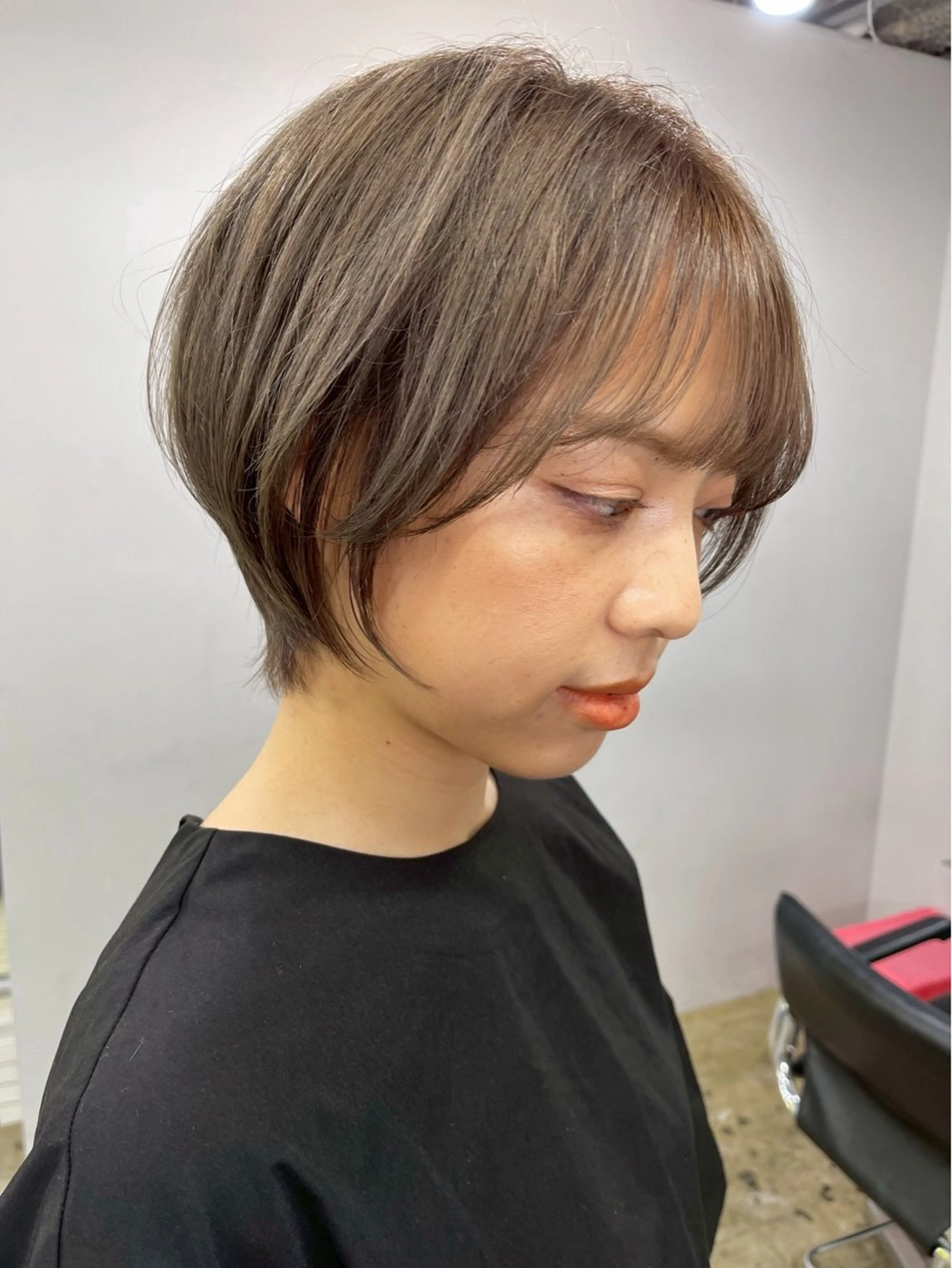 ショート LAME所属・RU NAのヘアスタイル