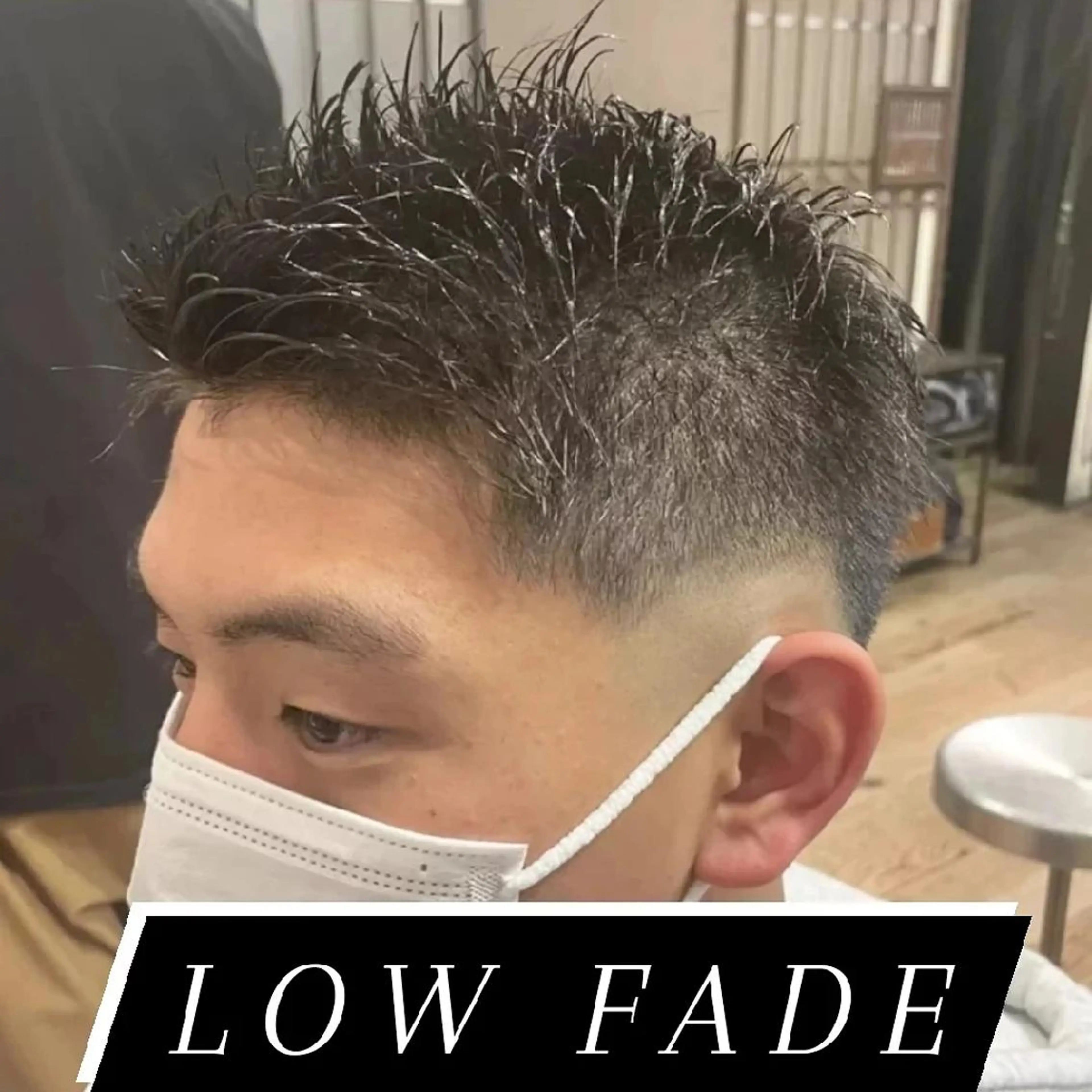 ショート メンズ カット Hair make ONE  008所属・メンズ/フェード/ バーバー/盛山大地のヘアスタイル