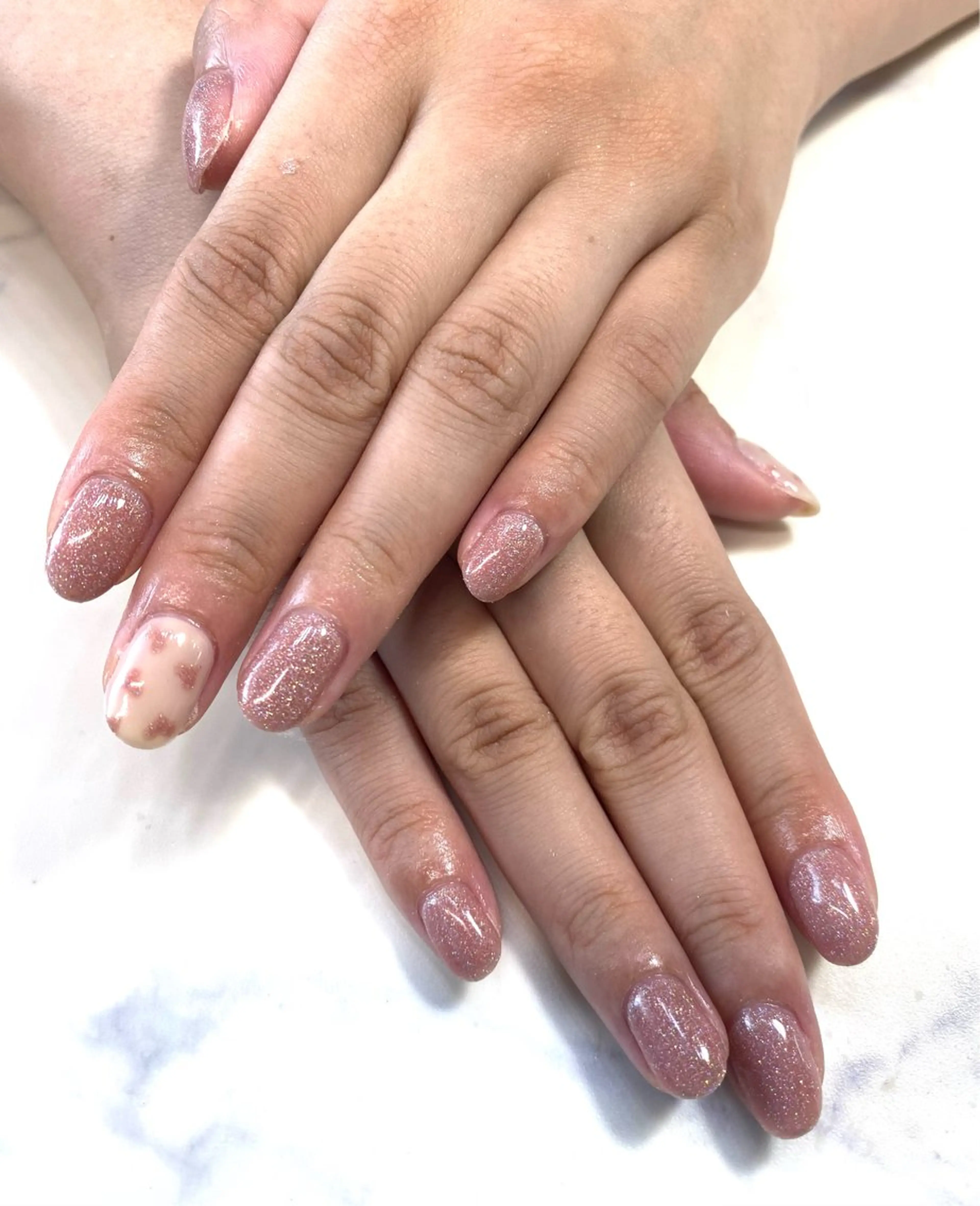 ネイル シンプルネイル Three いわなべのネイルデザイン