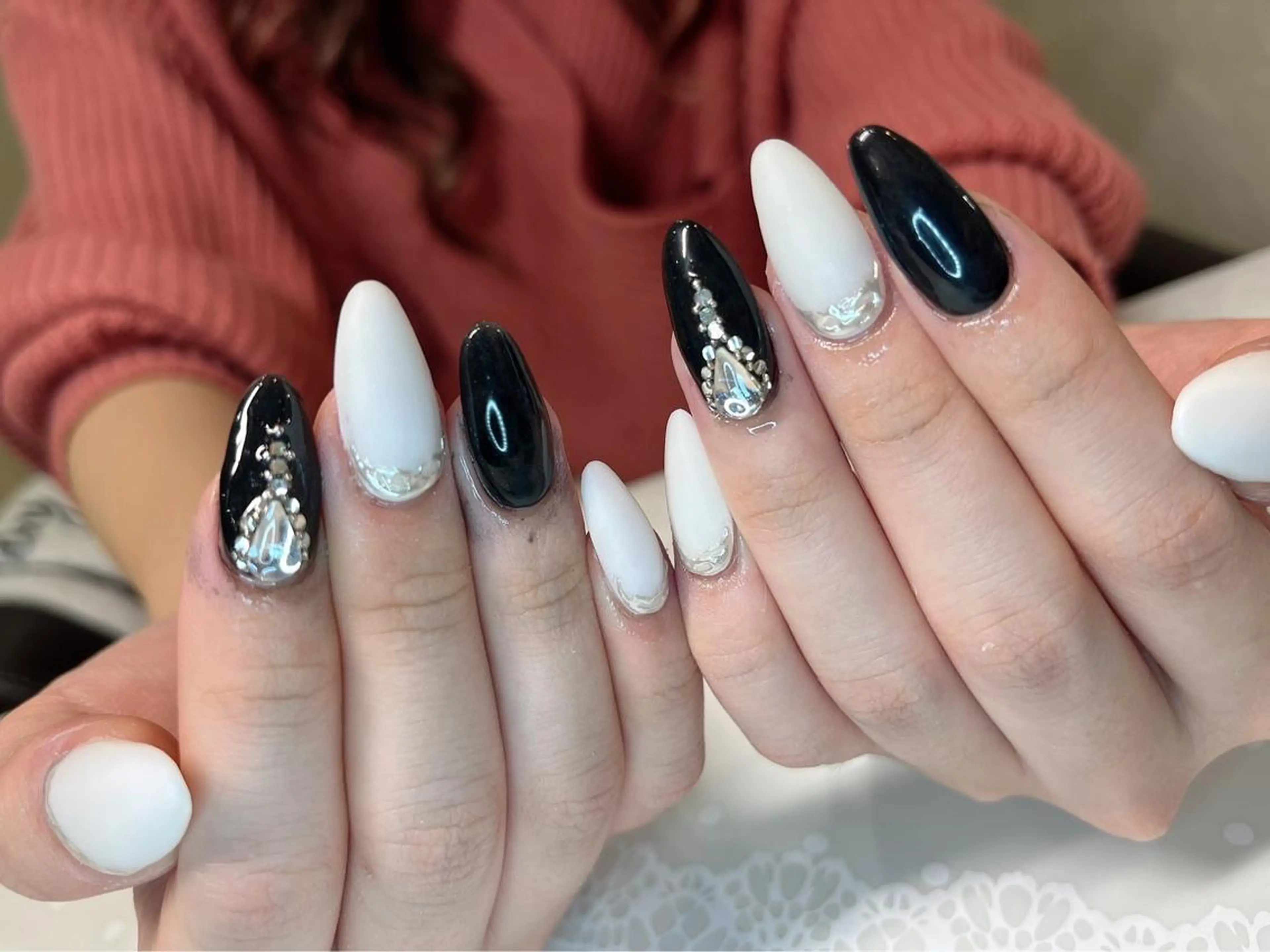 ミディアム ネイル 《LB》ラブリエ Nail&eyeのマツエク・マツパデザイン