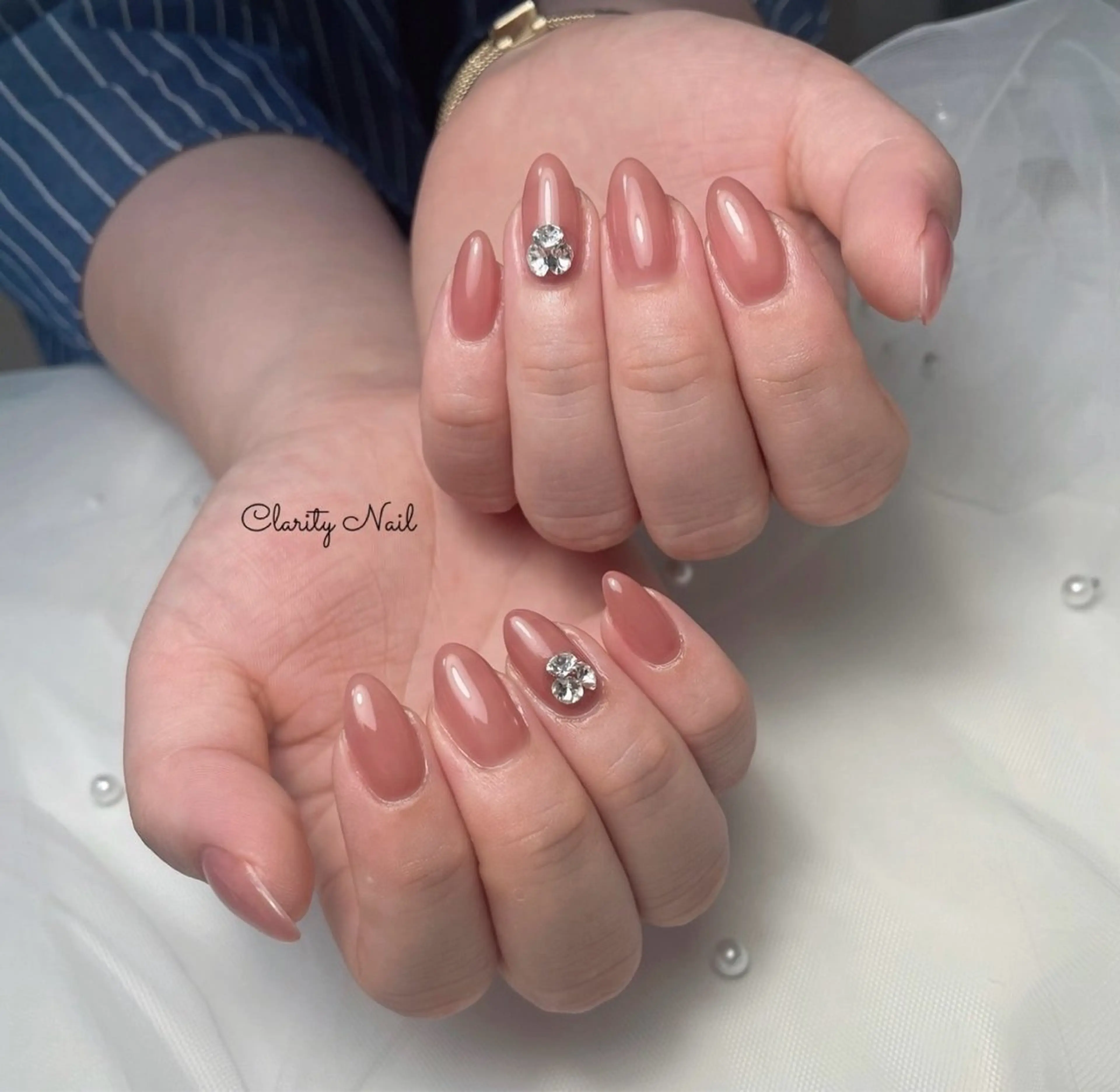 ネイル ワンカラーネイル ハンドネイル Clarity Nailのネイルデザイン