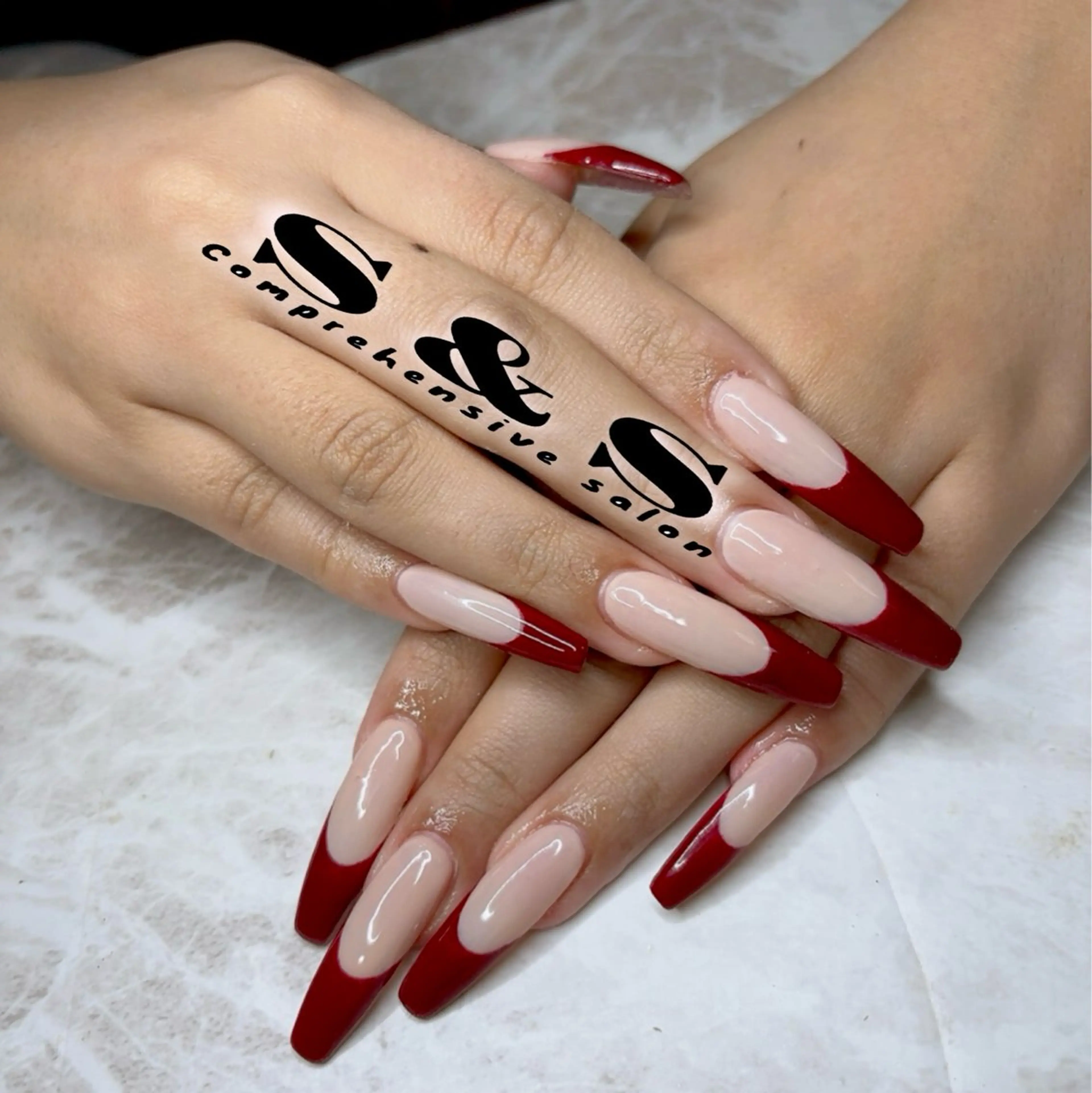 ネイル 長さ出し メンズネイル 持ち込み S&S 村田小百合のネイルデザイン