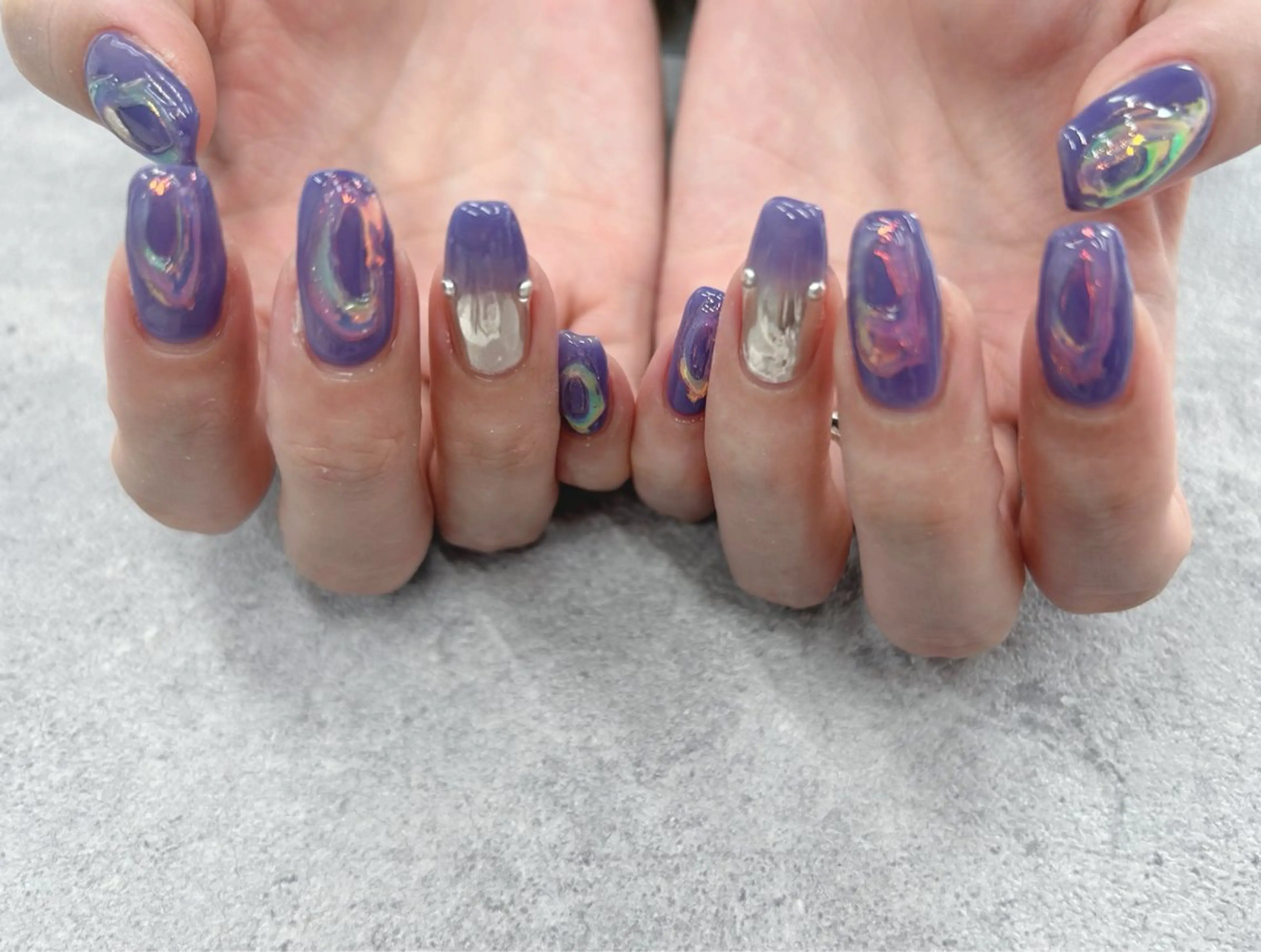 ネイル ニュアンスネイル ハンドネイル Nail Salon agré所属・agré ネイルサロン　アグレのネイルデザイン