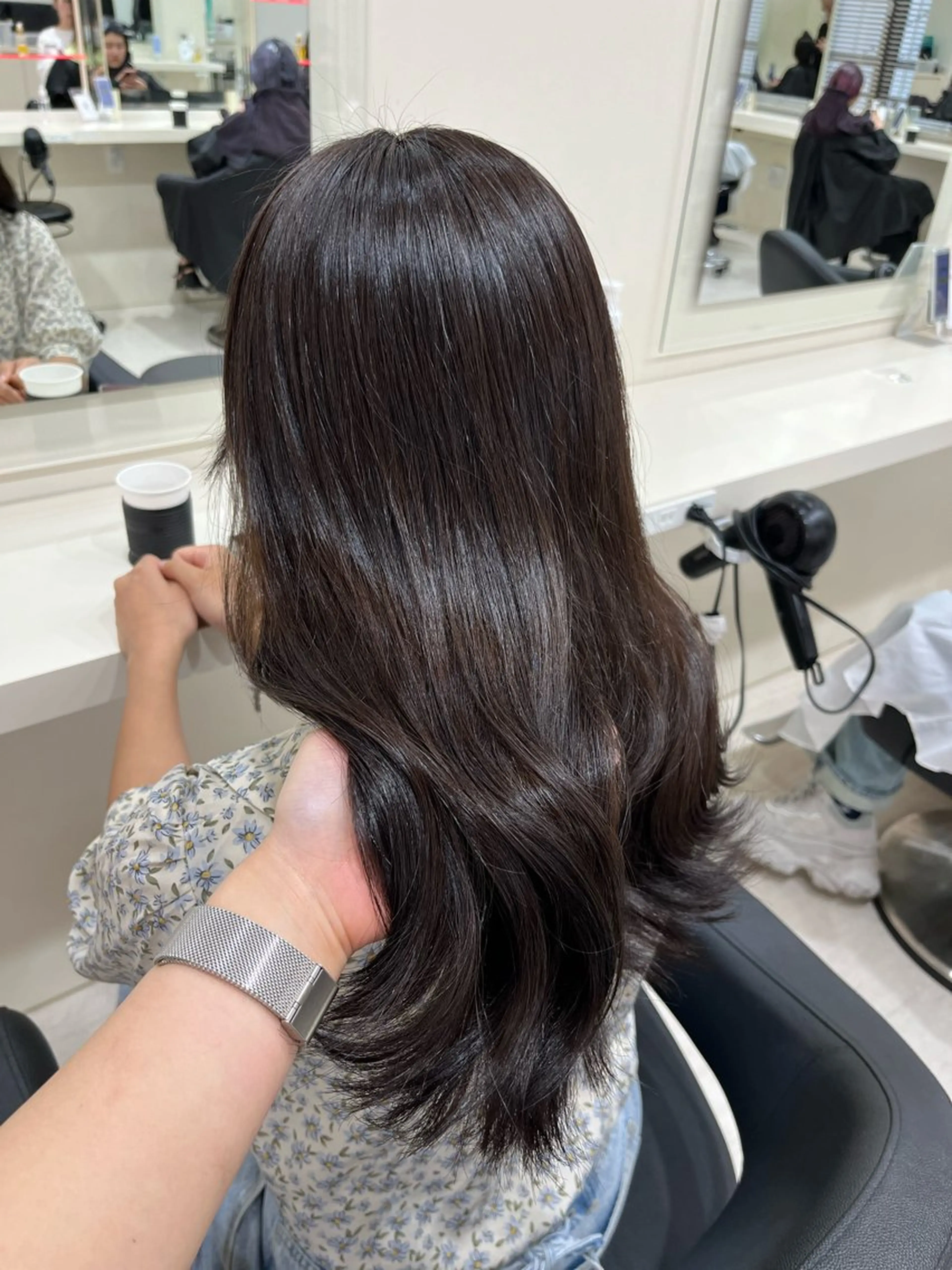 セミロング カラー ヘアカラー 💟RINNA 艶カラー💟のヘアスタイル