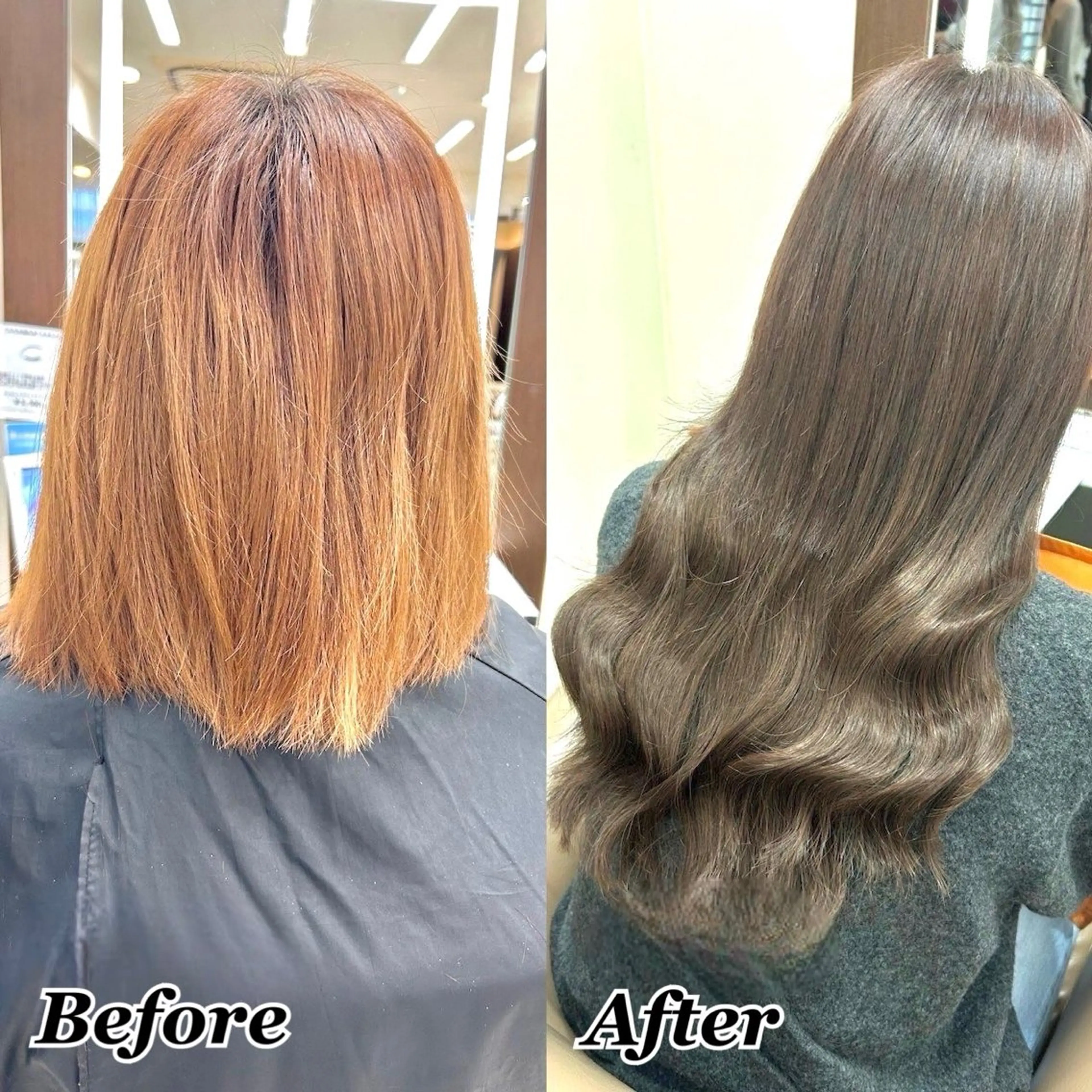 ヘアカラー エクステ ヘアメ🎀推しカラー 🥣横浜/しほ🧸のヘアスタイル