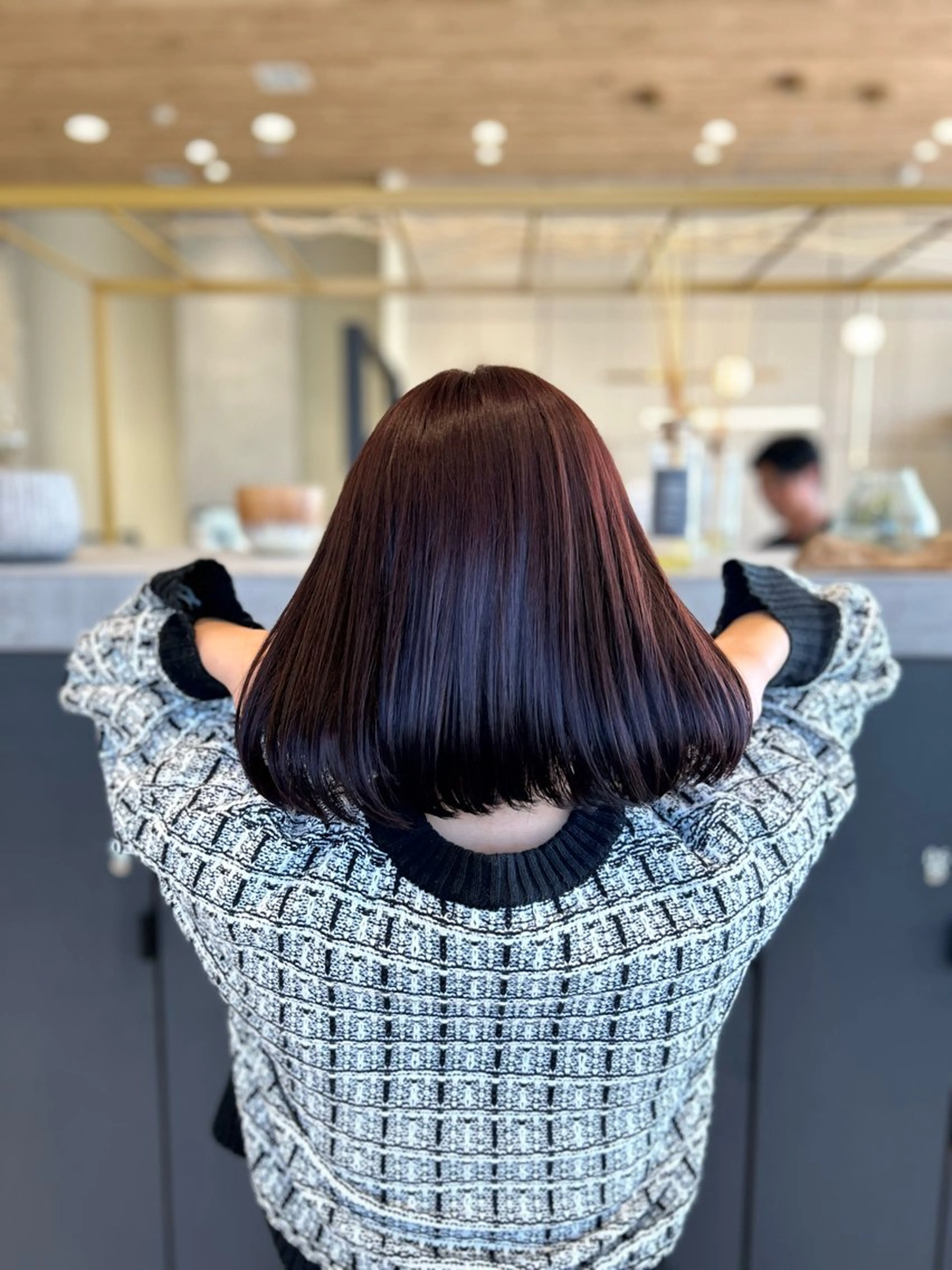 ミディアム 🐰ྀིあやの ハイトーン🧁ྀིのヘアスタイル