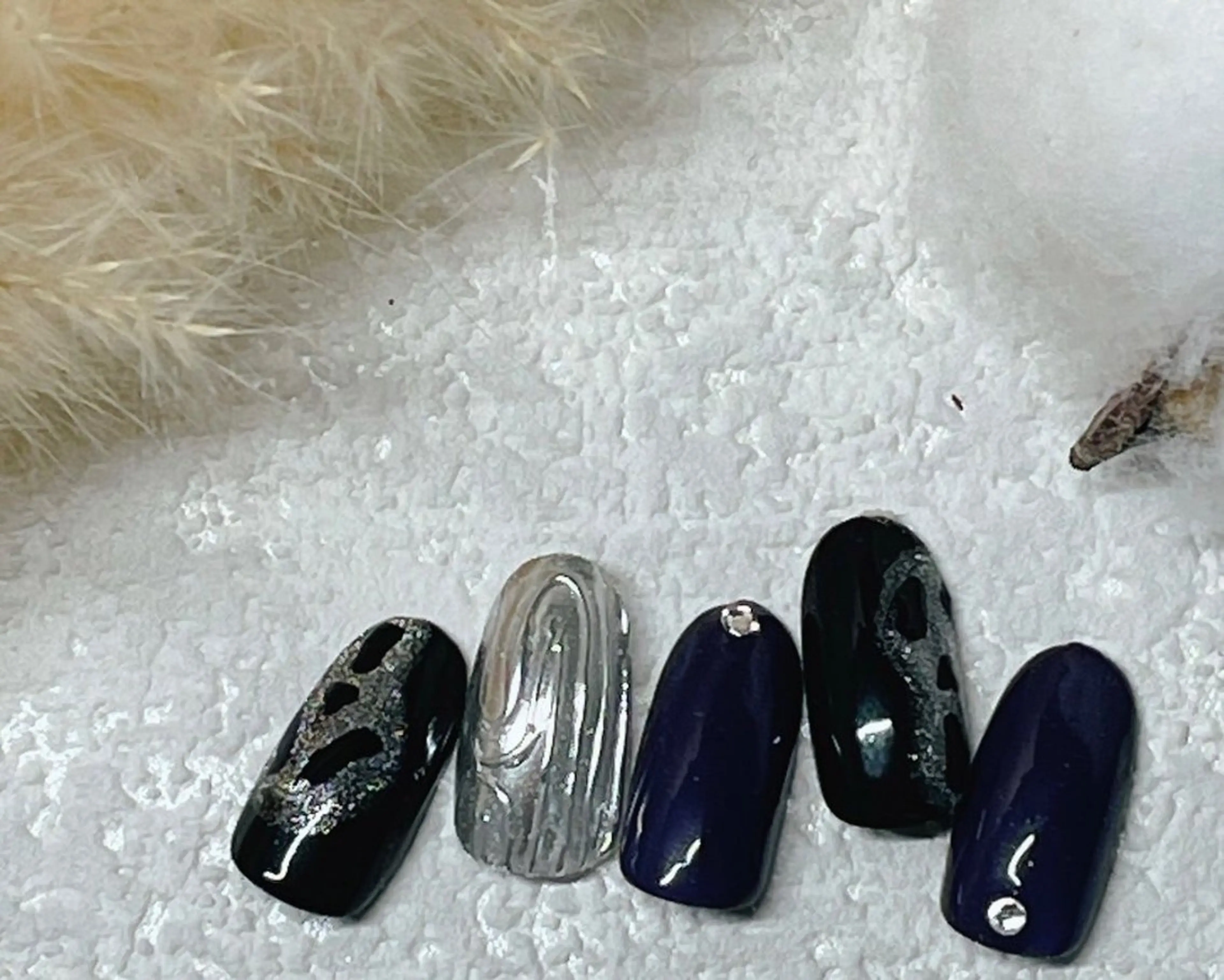 ネイル ジェルネイル ハロウィン 韓国ネイル メンズネイル パラジェル kiki nail たまプラーザのネイルデザイン