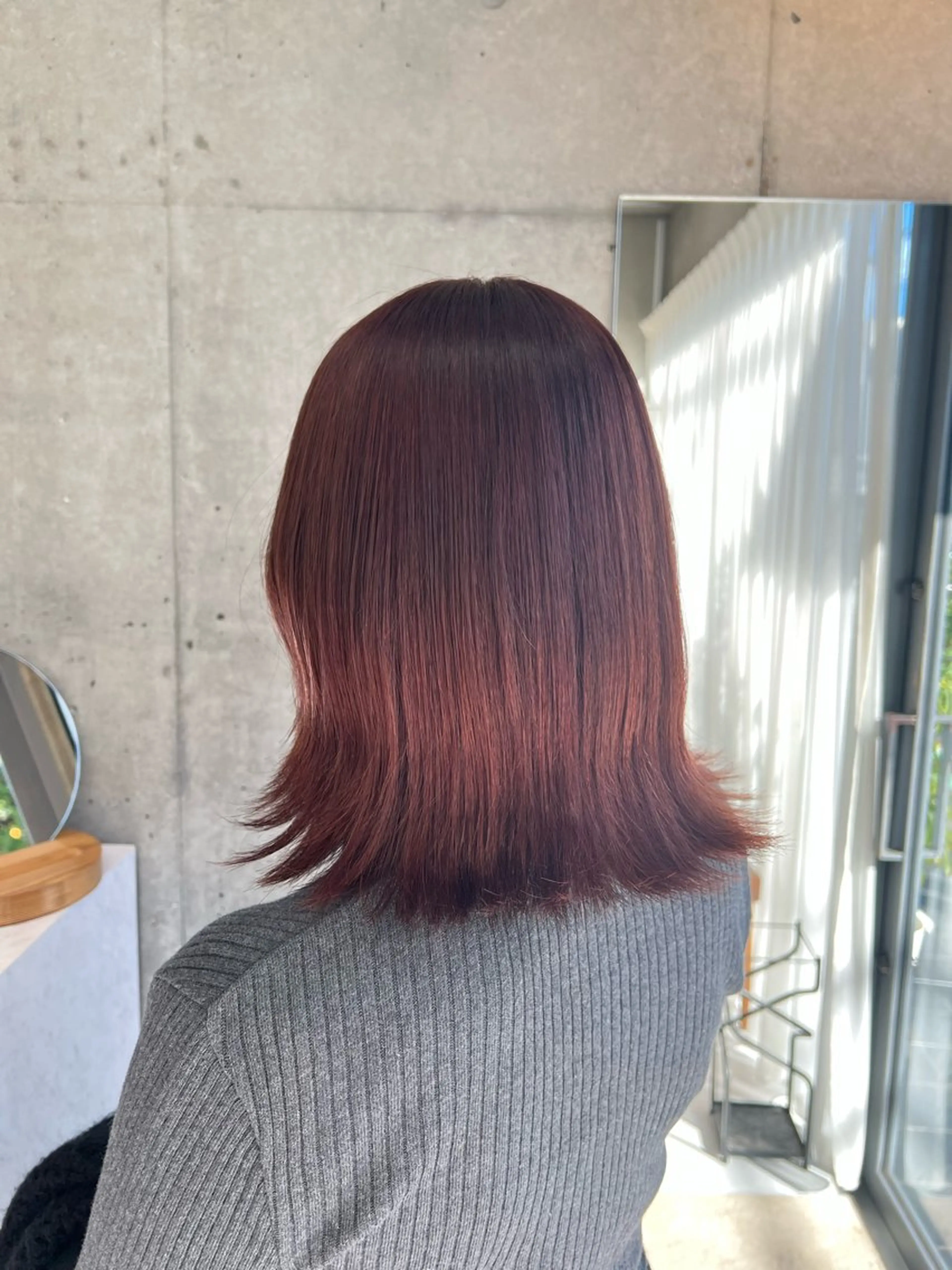 ミディアム カラー clore所属・透明感カラー yuraのヘアスタイル