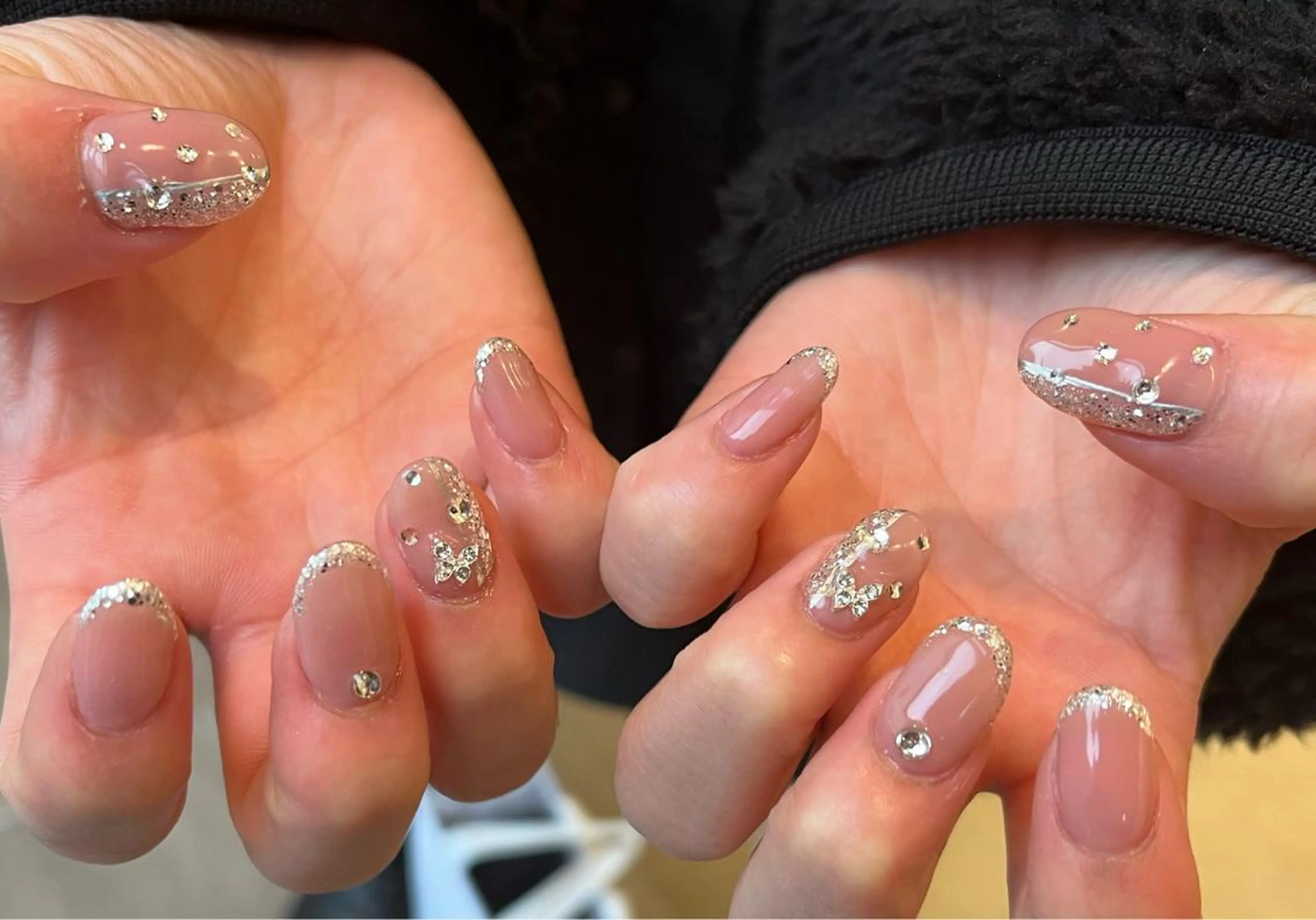 ネイル キラキラネイル ハンドネイル Nail Salon agré所属・agré ネイルサロン　アグレのネイルデザイン