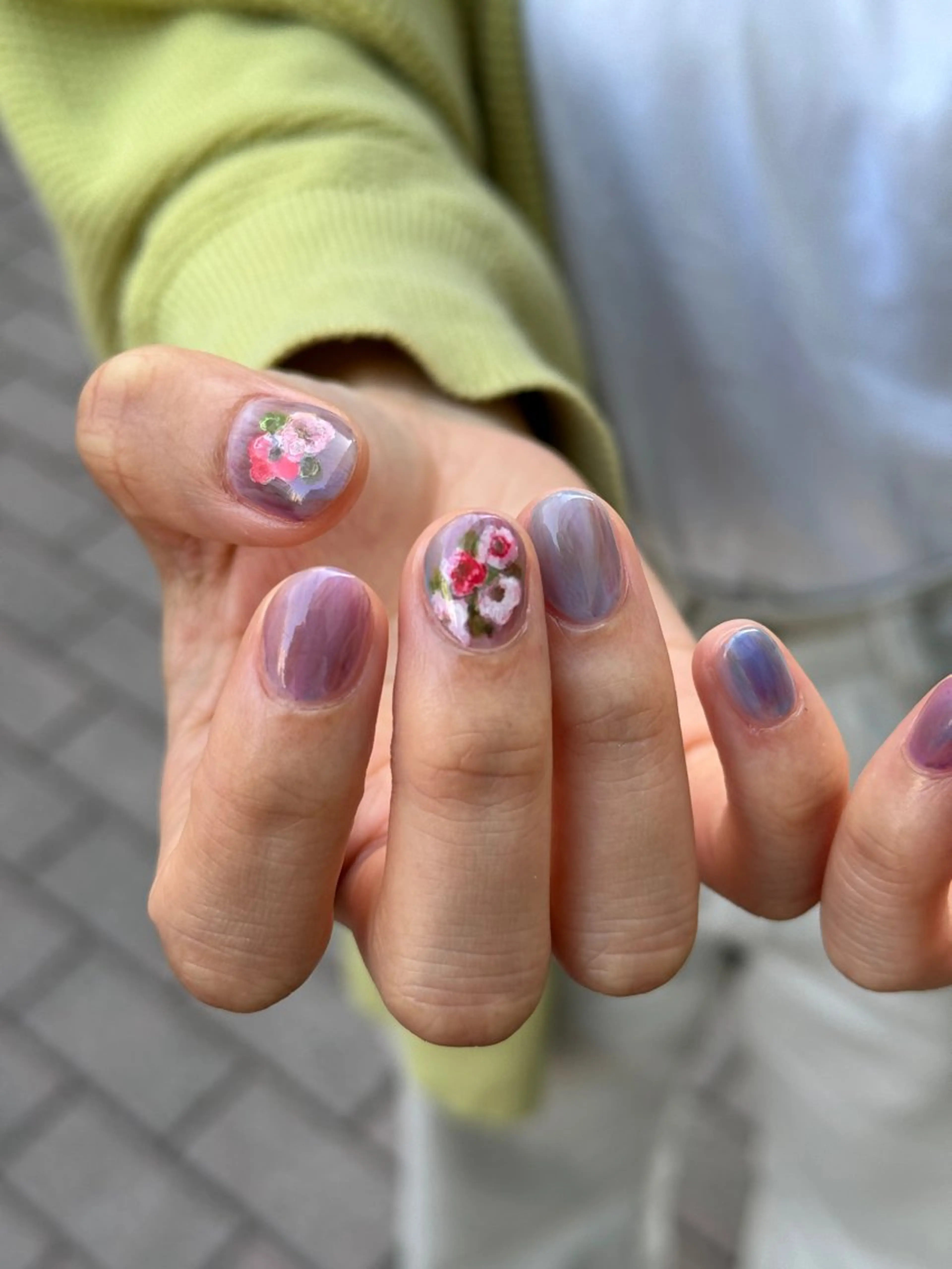 ネイル アートネイル nail atelier 泡沫 utakata所属・ナカジマミナミ ﾈｲﾘｽﾄのネイルデザイン