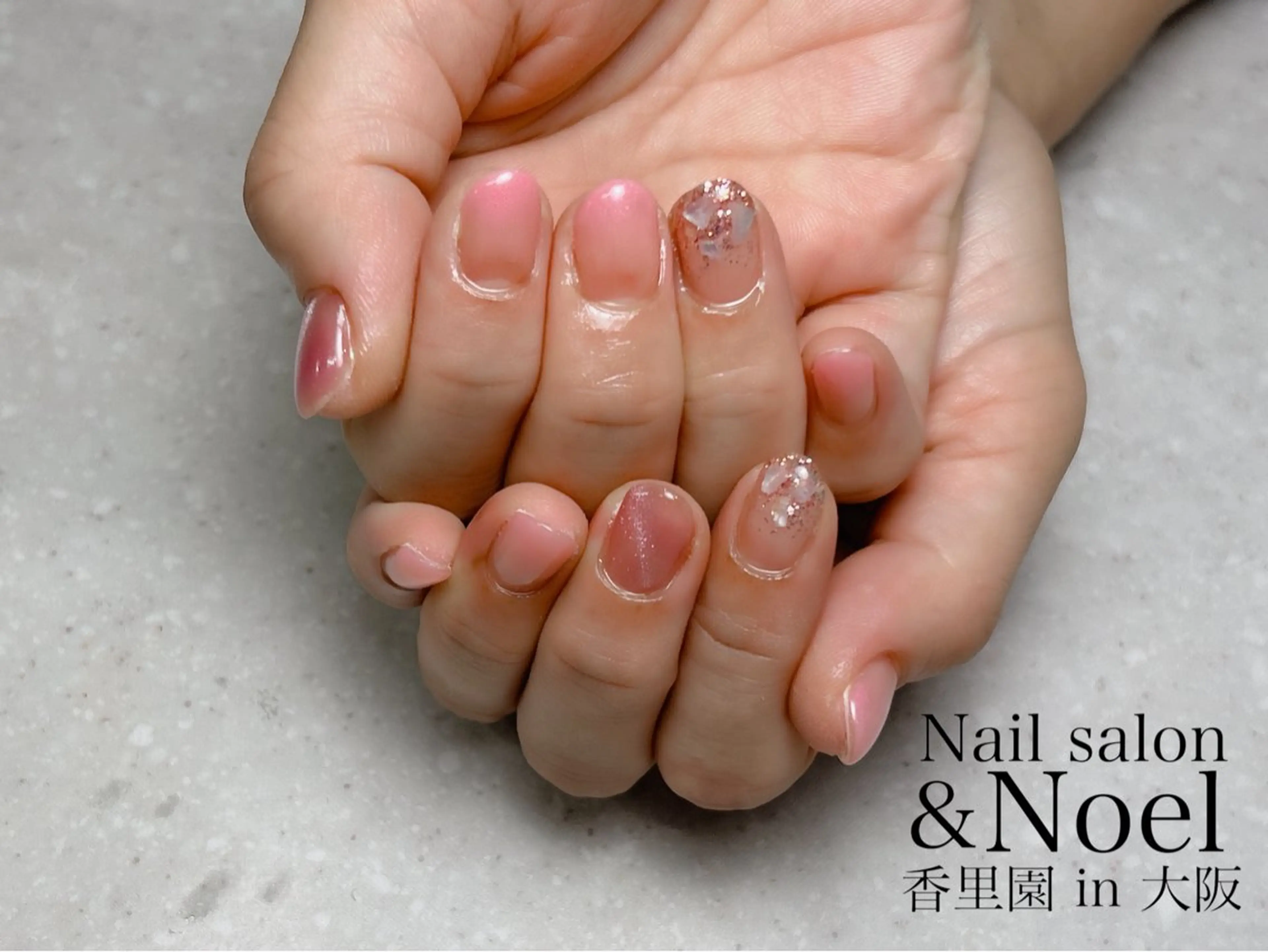 ネイル ハンドネイル Nailsalon  &Noel所属・もも 🍑のネイルデザイン