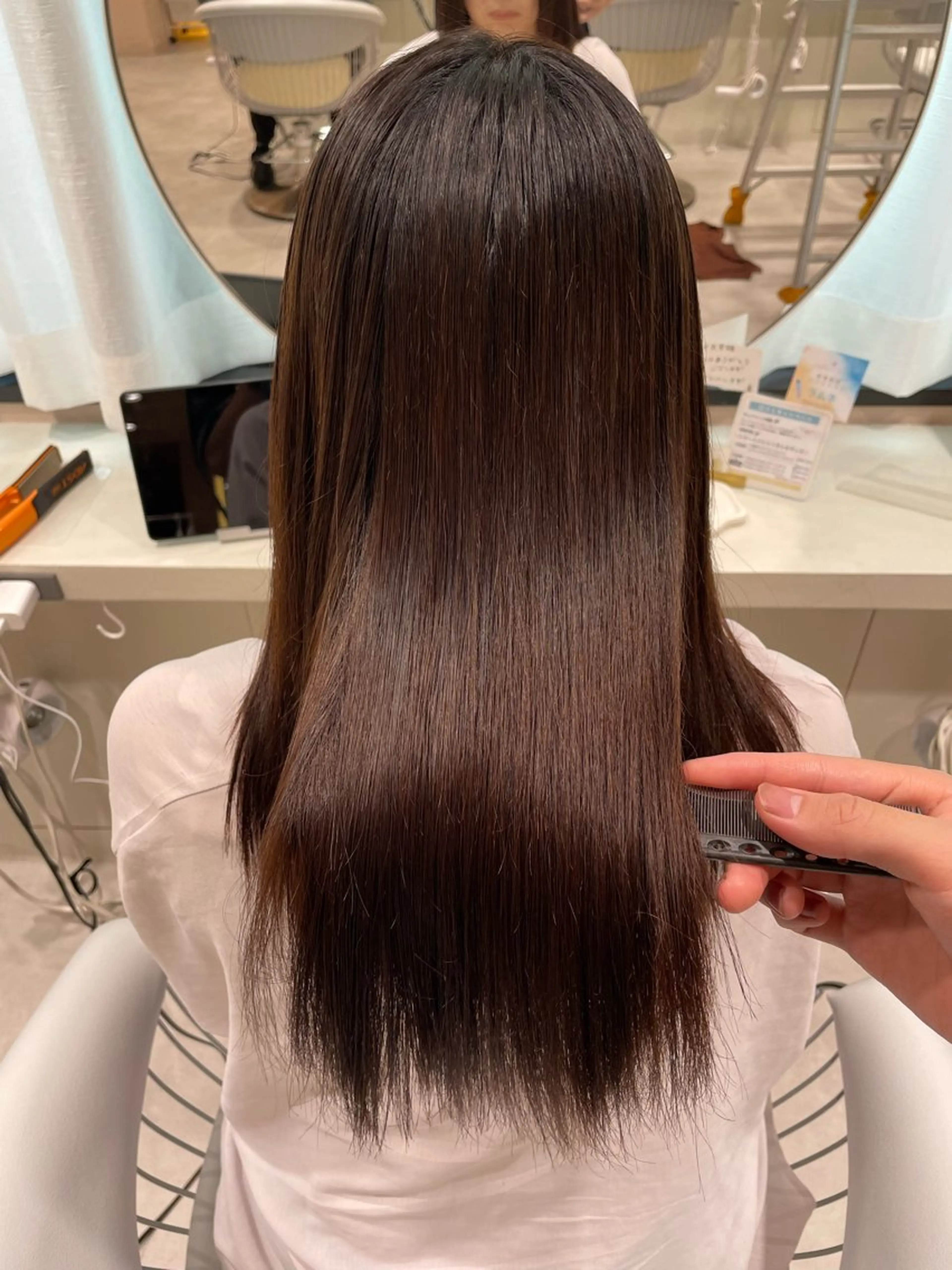 ロング sand clear横浜本店所属・似合わせレイヤー🌟 巻ける縮毛矯正みつきのヘアスタイル