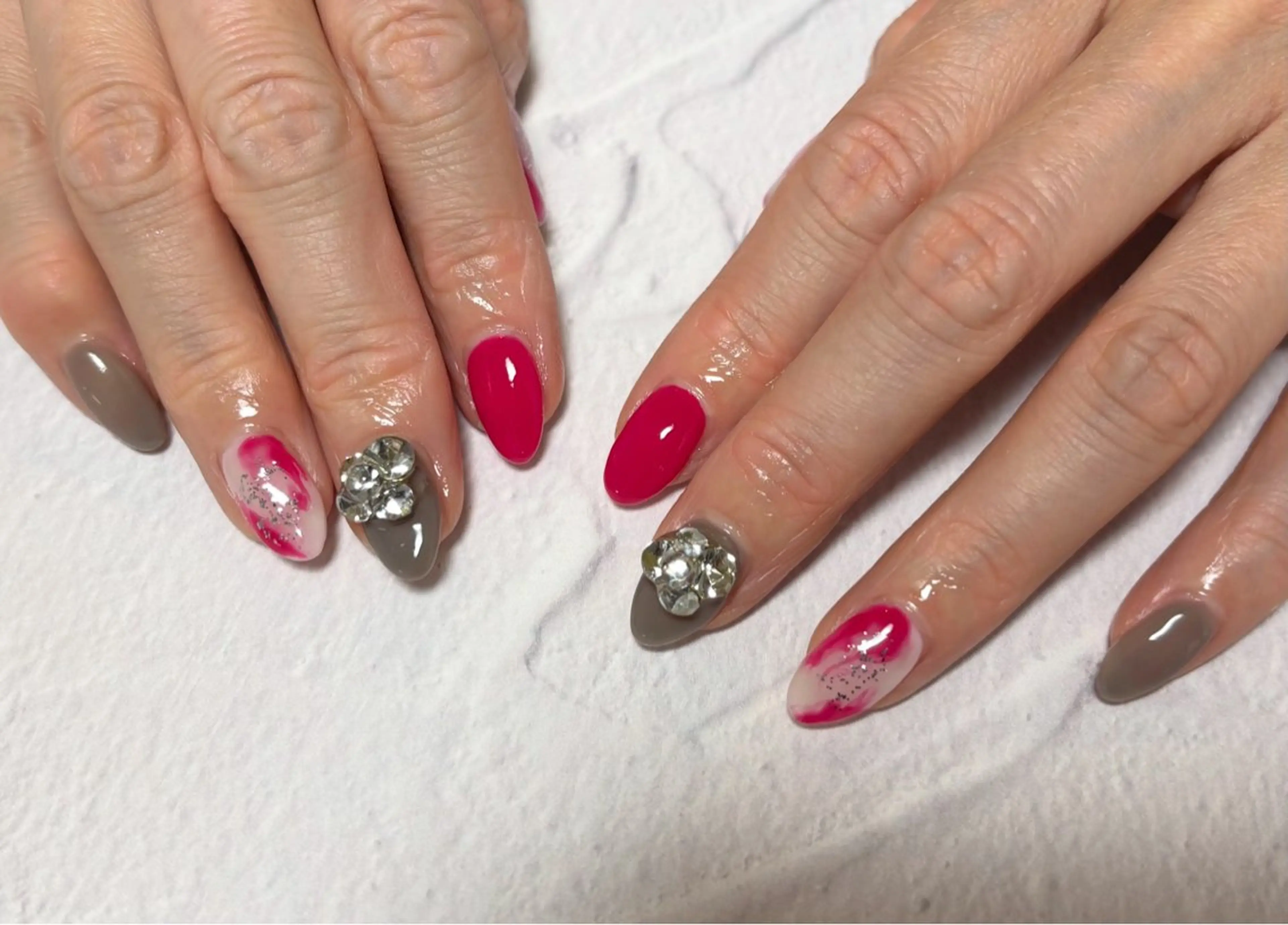 ネイル 愛川町 あんすりうむのネイルデザイン