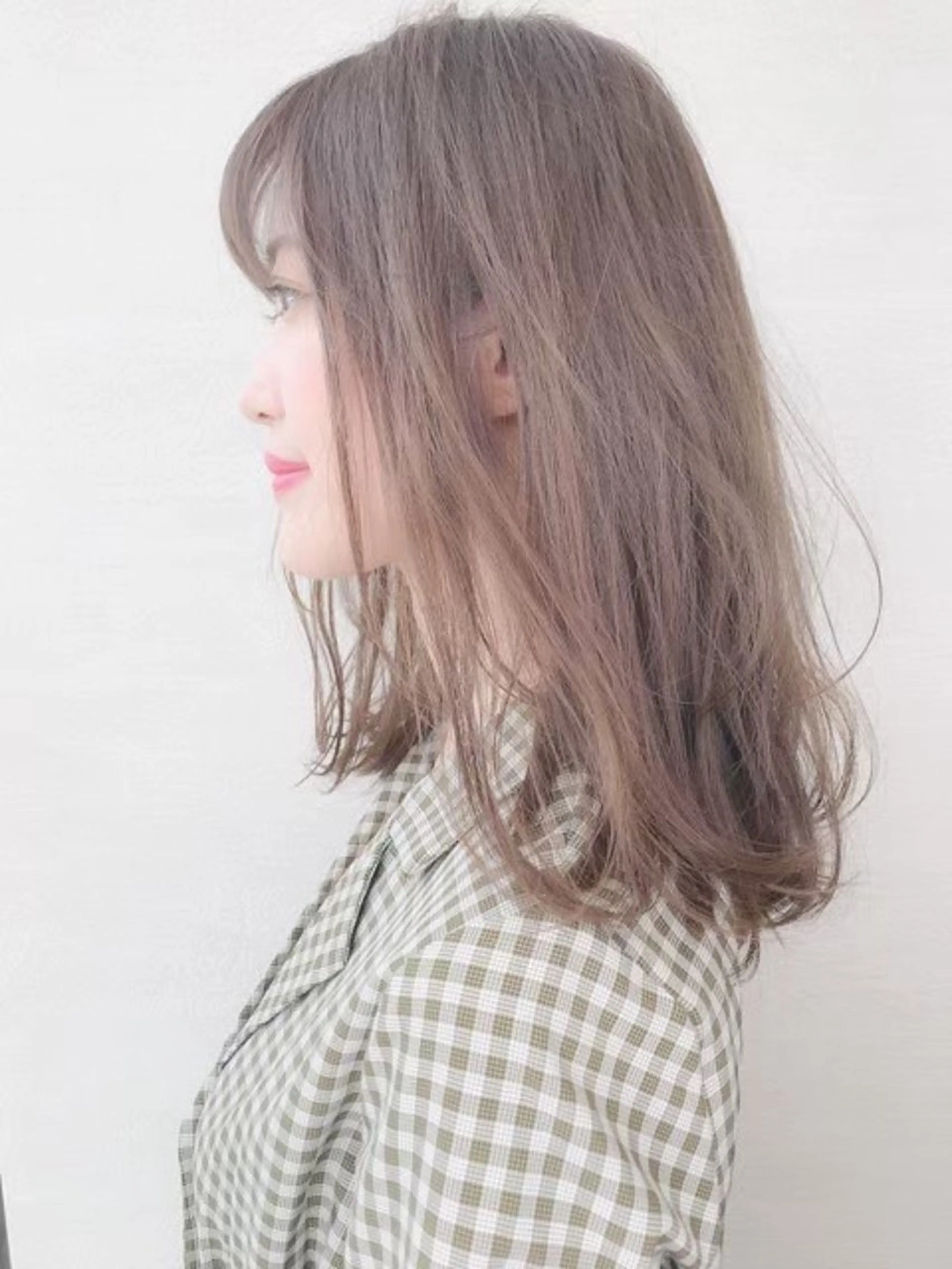 セミロング カラー 藤田 義剛のヘアスタイル
