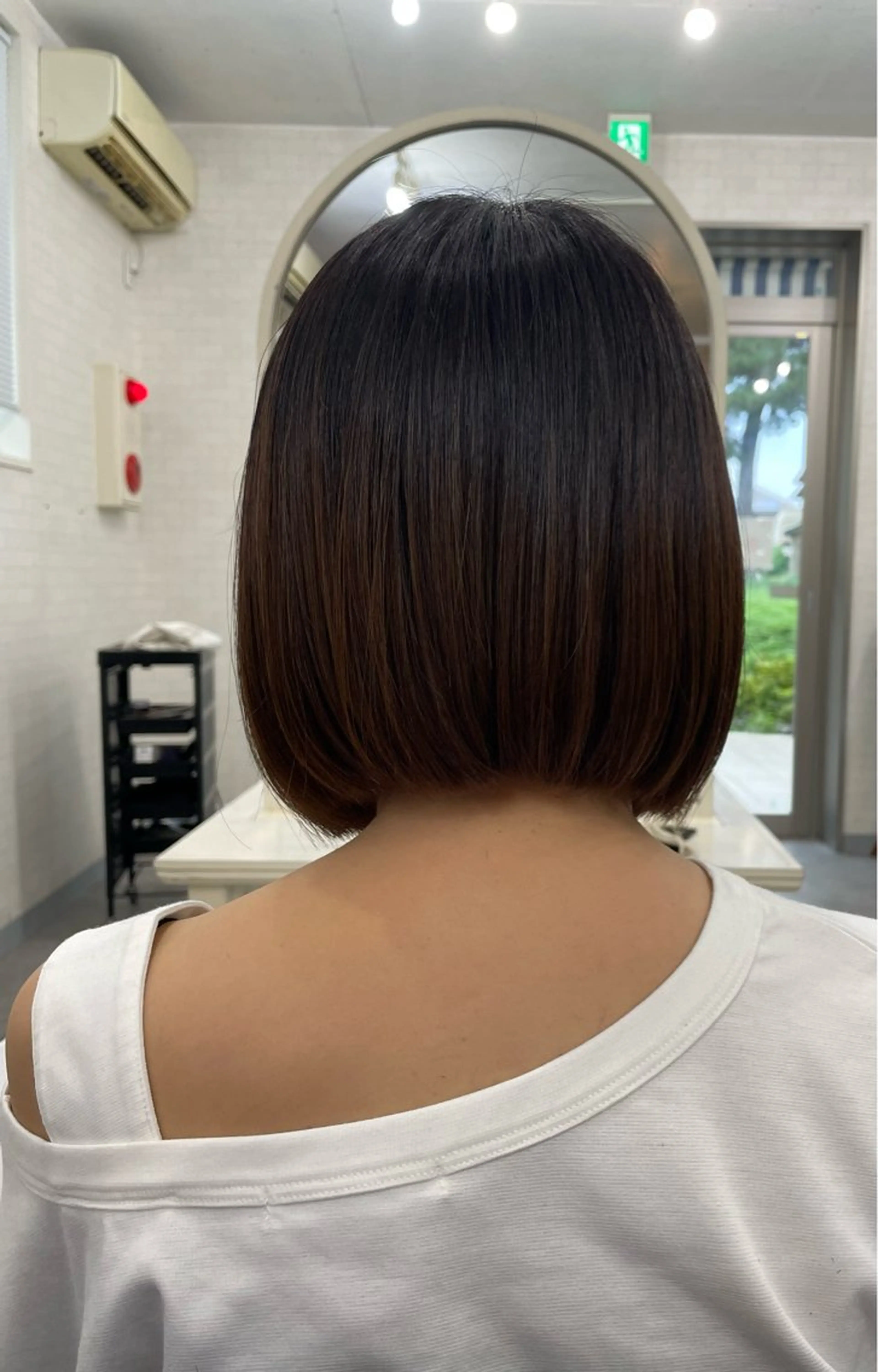 ショート 縮毛矯正・髪質改善個室型salon Cannaつくばみどりの美容室【カンナ】所属・Canna honokaのヘアスタイル