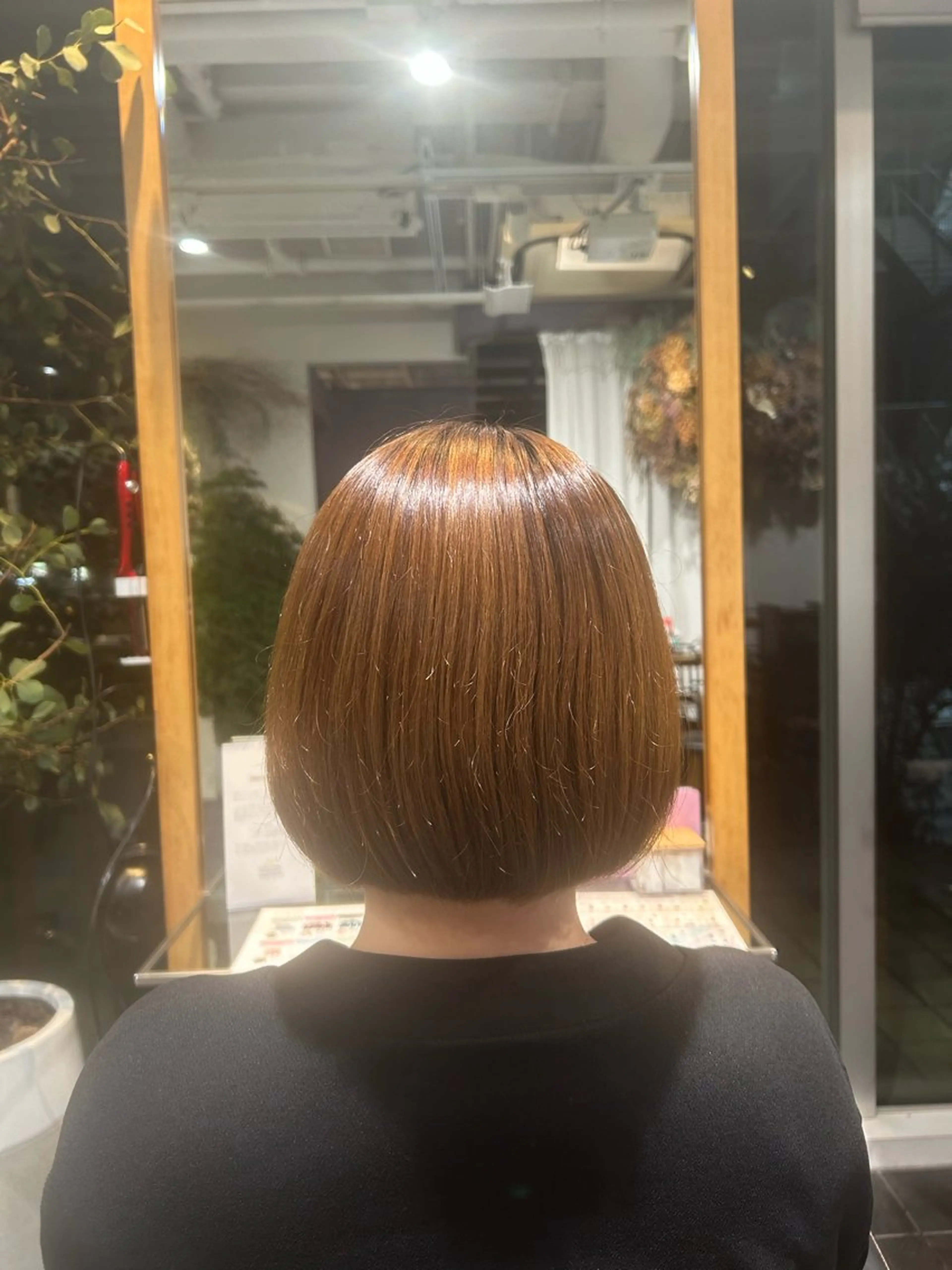 ミディアム 縮毛矯正 トリートメント ヘッドスパ 表参道/艶髪 職人/ハヤトのヘアスタイル