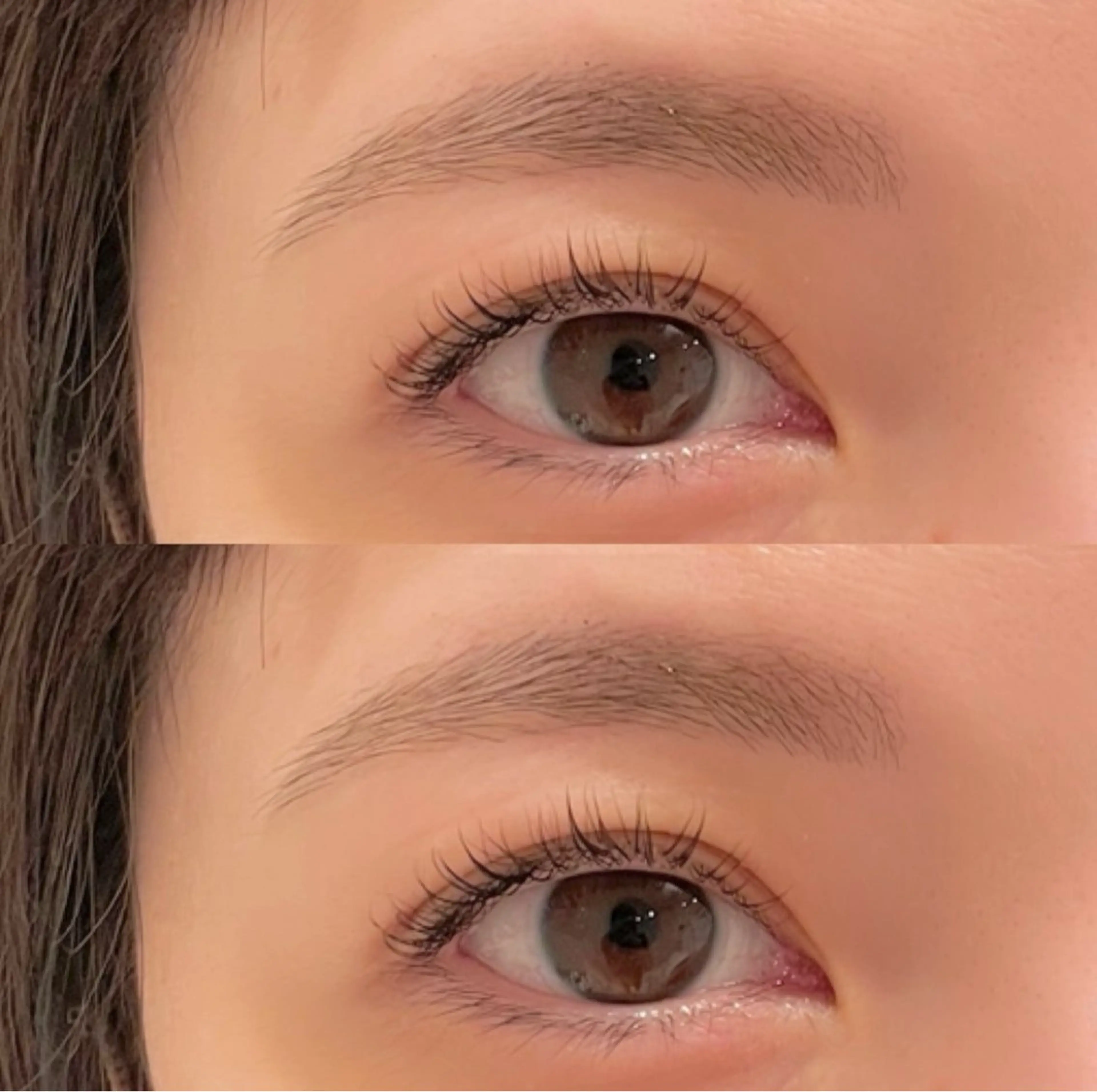 アイブロウ×まつげパーマ🩵　　　　　　　　　　　　　（仕上げメイクあり）間引き追加の場合別途で1100円頂きます。の写真