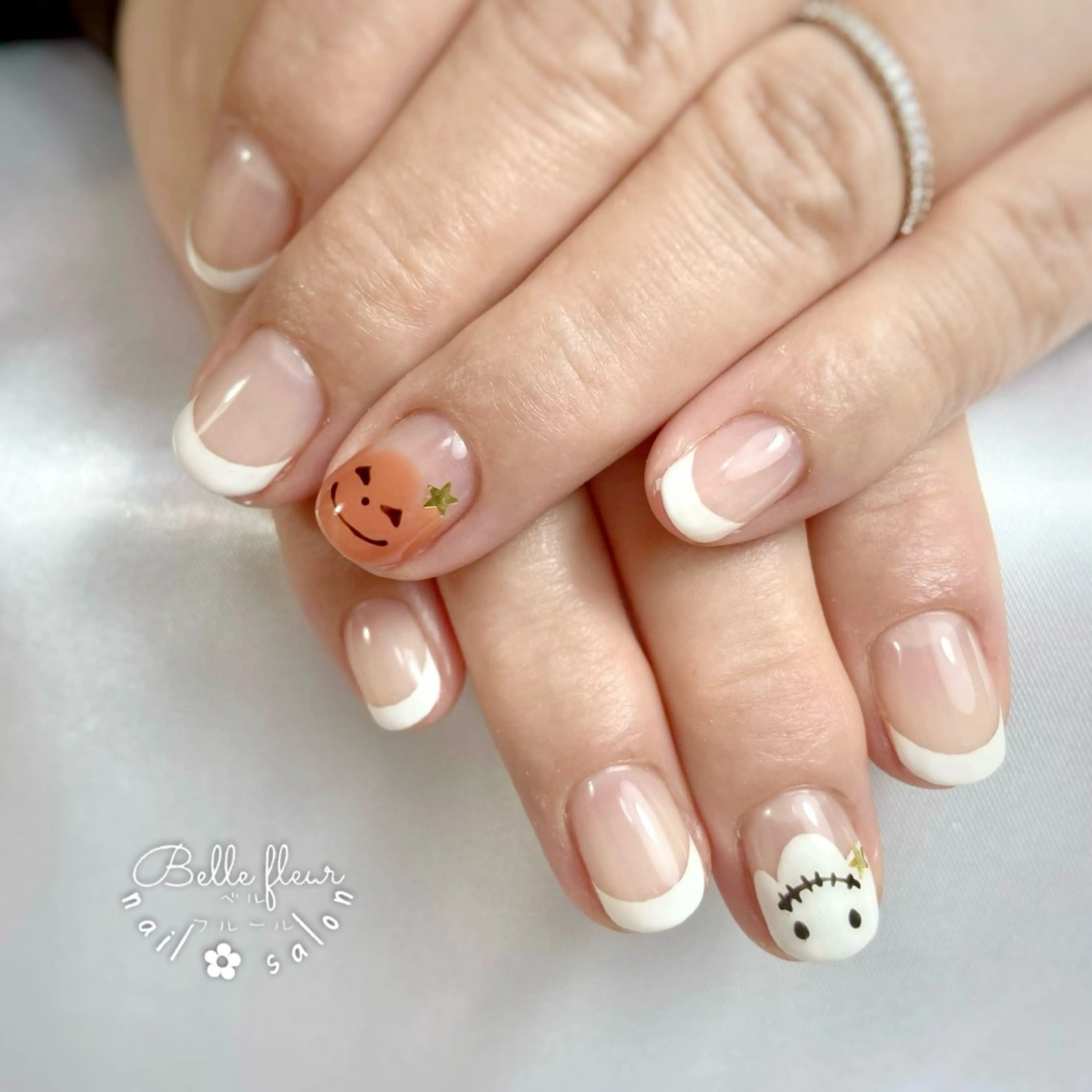 ネイル ハロウィン ハンドネイル ﾈｲﾙｻﾛﾝ Bellefleurのネイルデザイン
