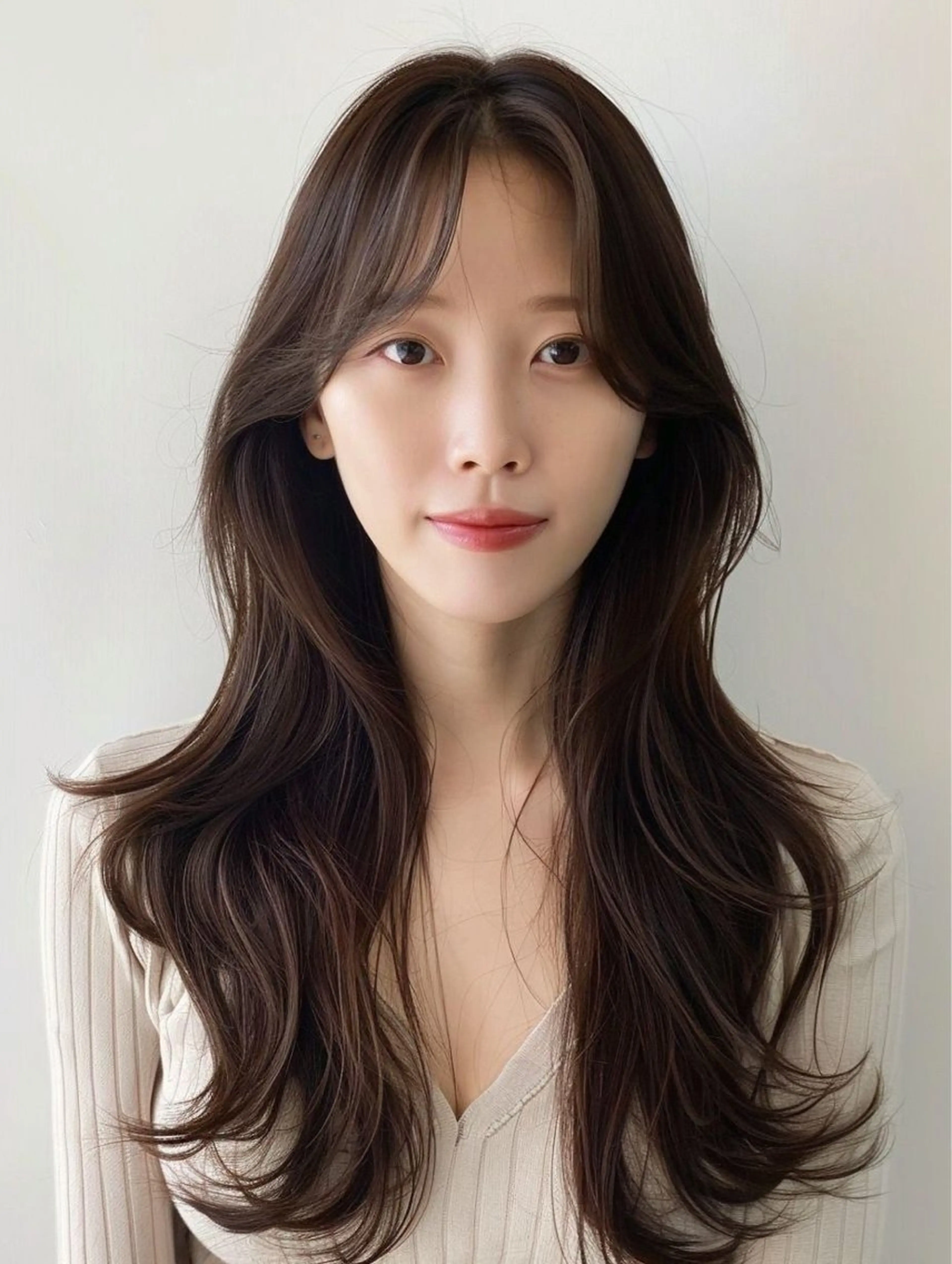 ロング カラー カット パーマ トリートメント 艶カラー/縮毛矯正／ 鴨川育弥のヘアスタイル