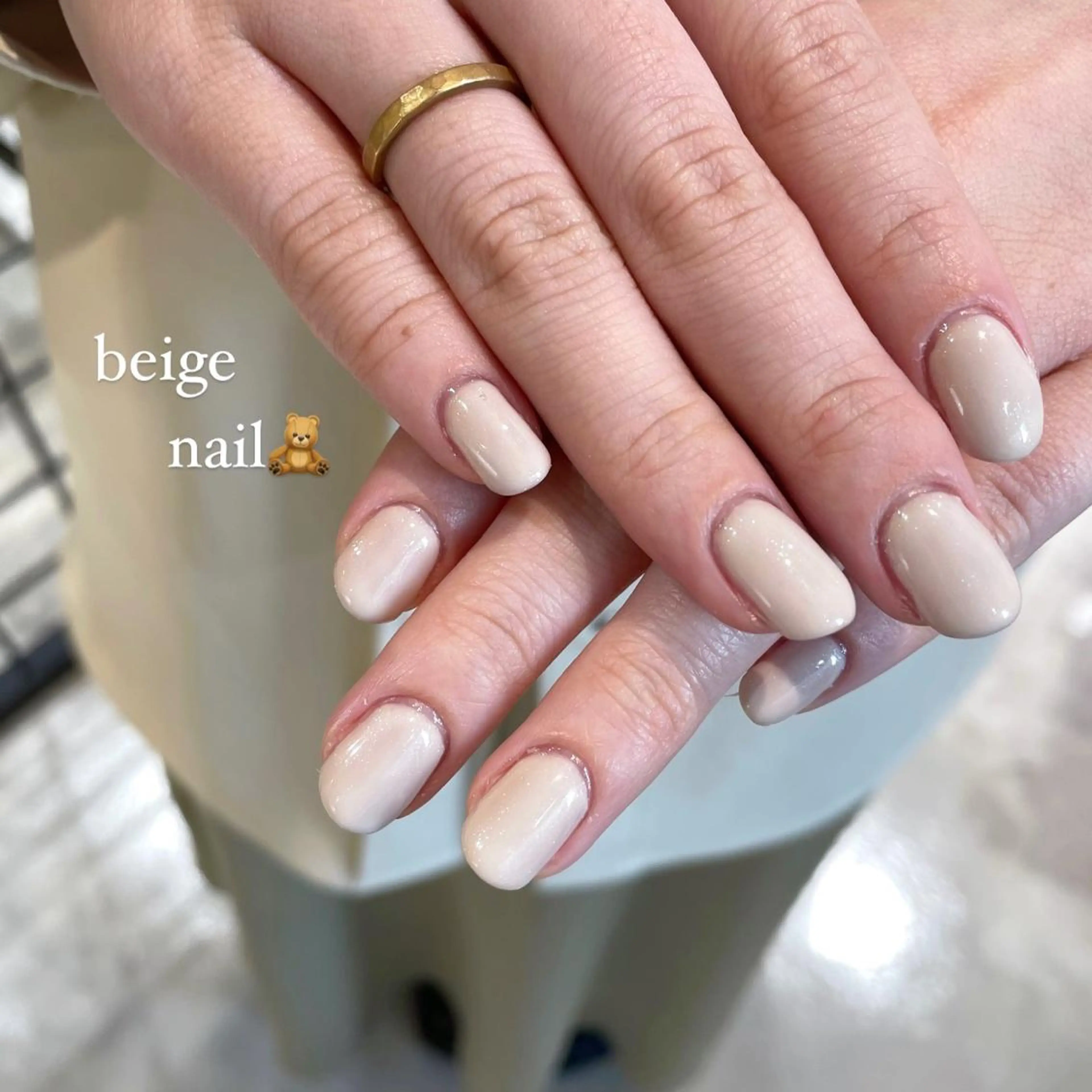 ネイル ワンカラーネイル ハンドネイル 淡色ネイル 🎀moeのネイルデザイン