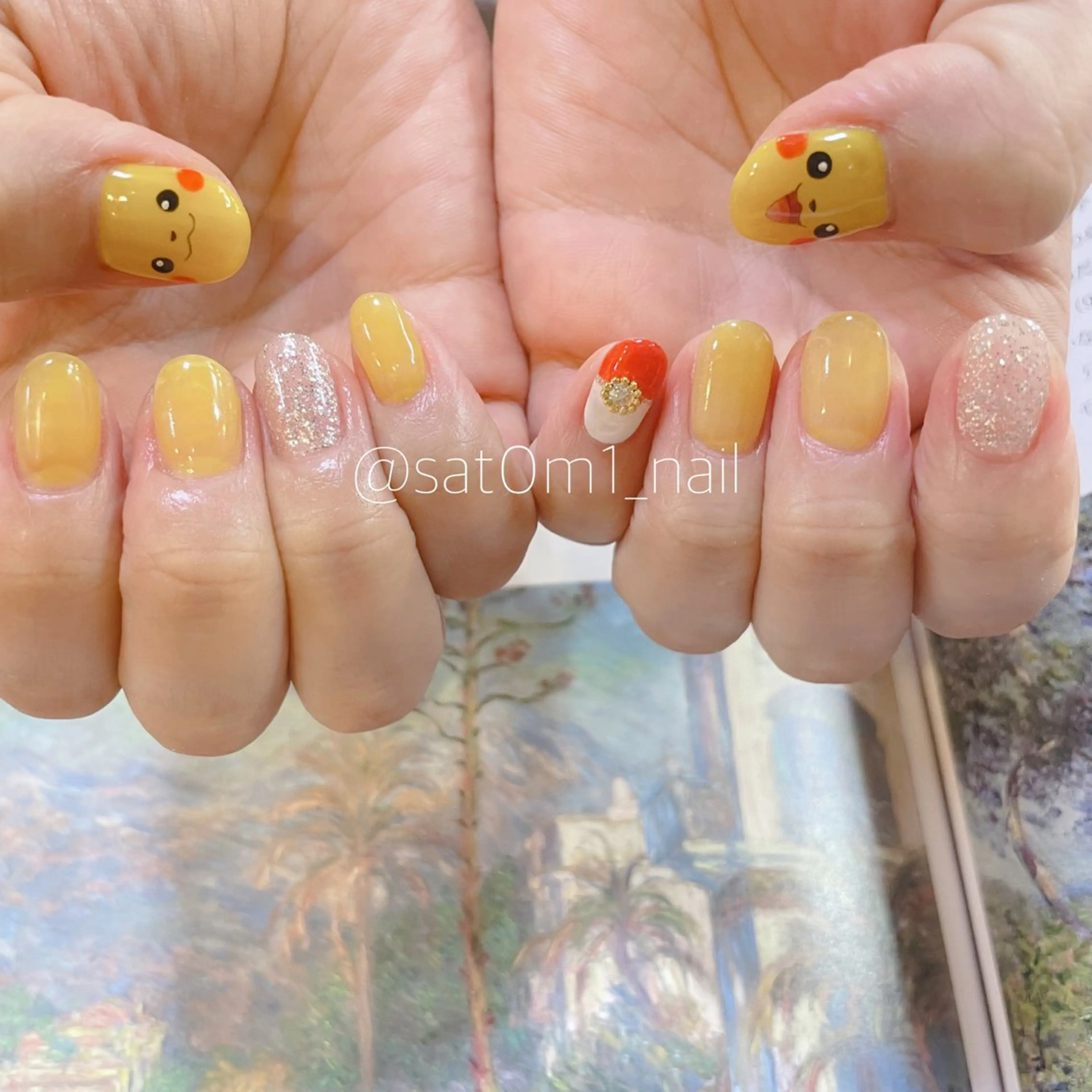 ネイル ハンドネイル 自由が丘✳︎奥沢 nail söpöのネイルデザイン