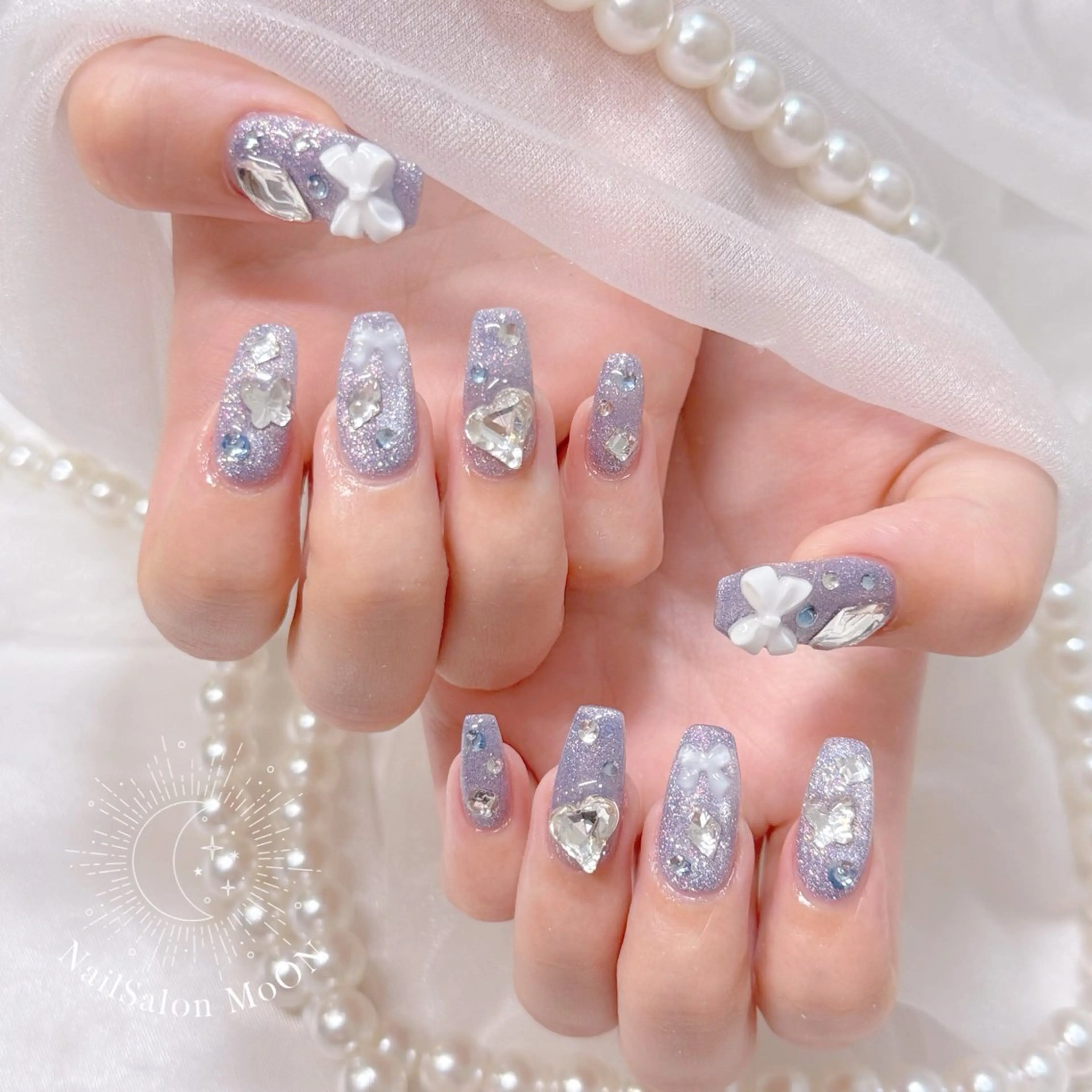 ネイル ハンドネイル ハンドケア MoON...❤︎ MeGuのネイルデザイン