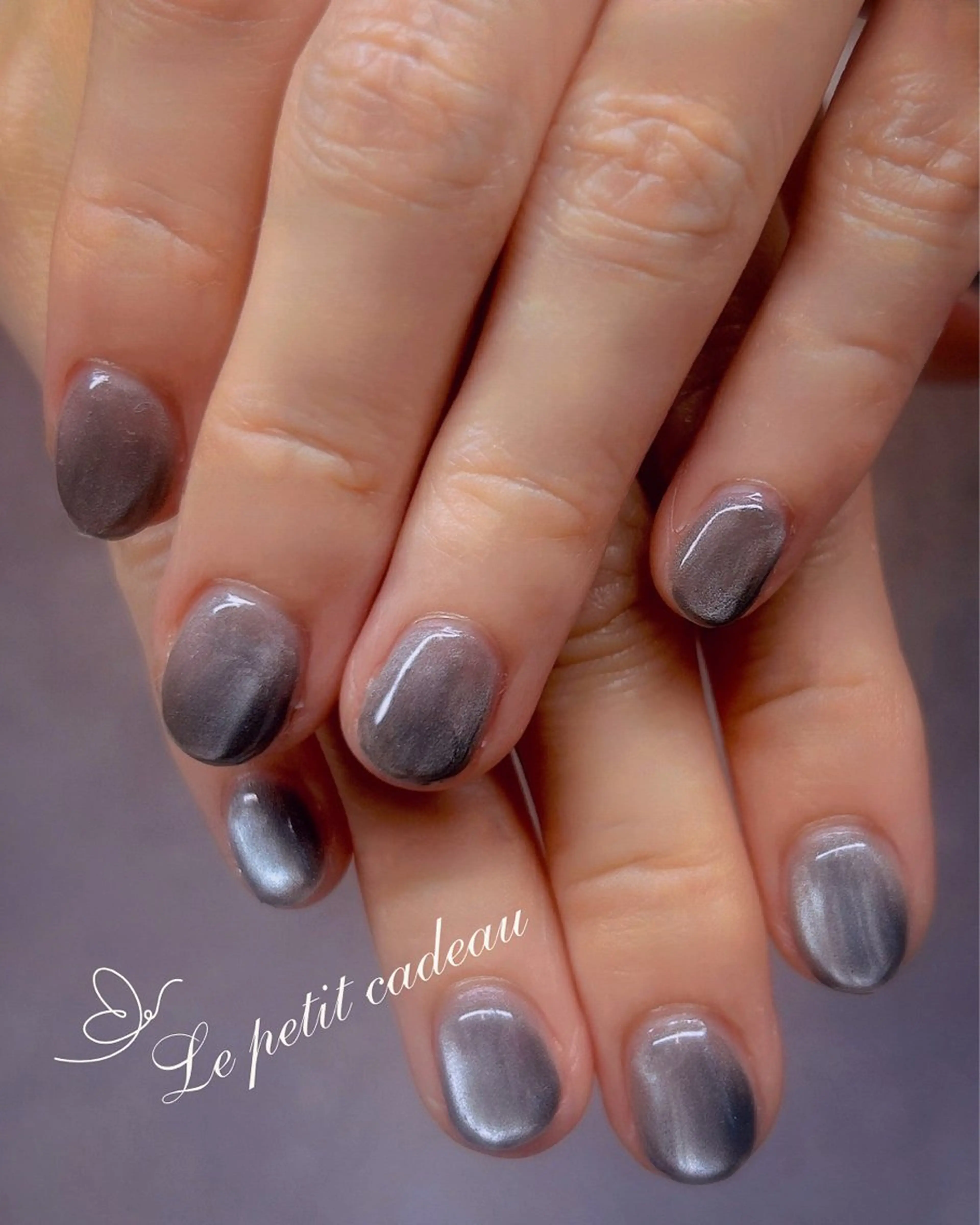 ネイル マグネットネイル ハンドネイル 栗山 カンナのネイルデザイン