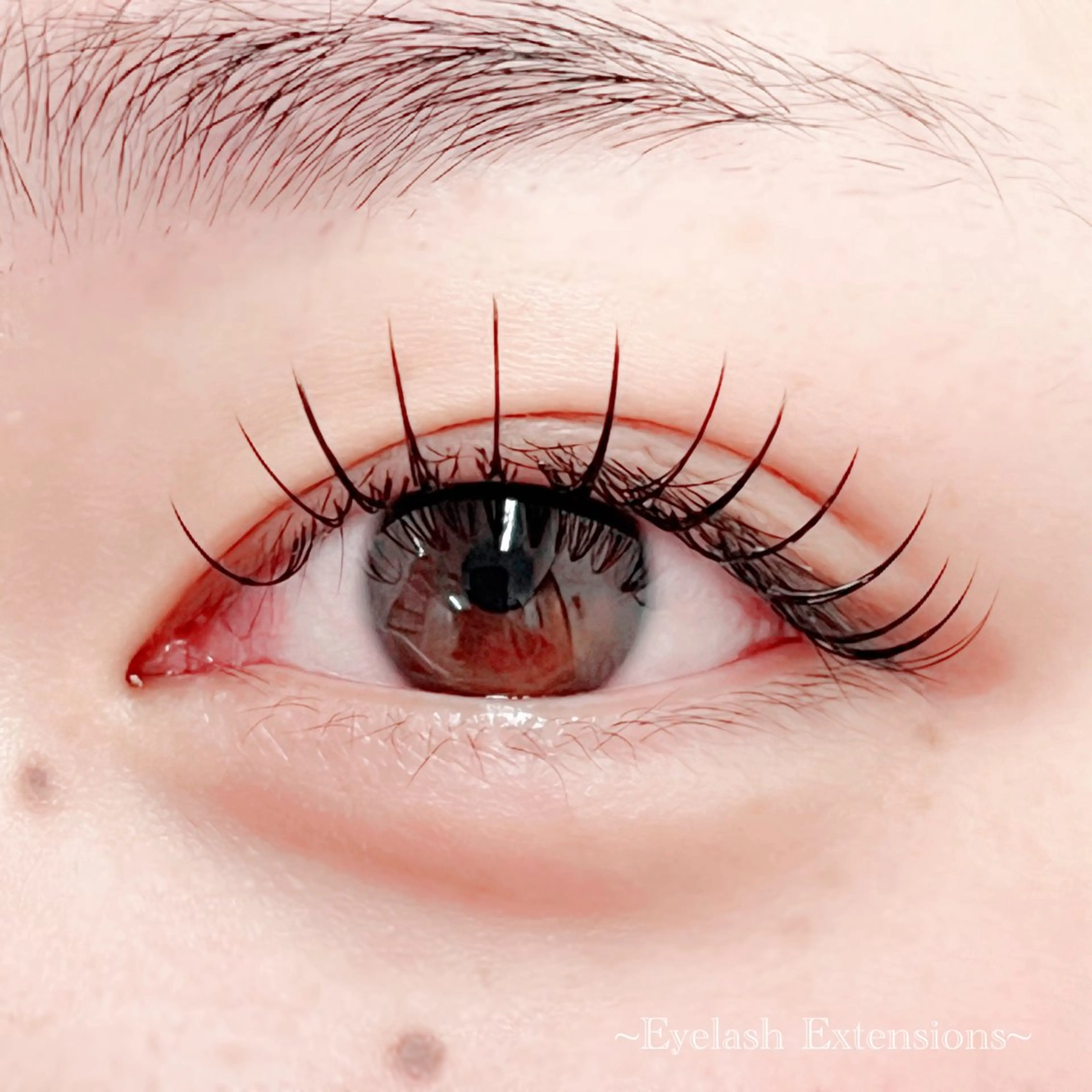 マツエク・マツパ 束感まつ毛 フラットラッシュ マツエク 田村 莉子のマツエク・マツパデザイン