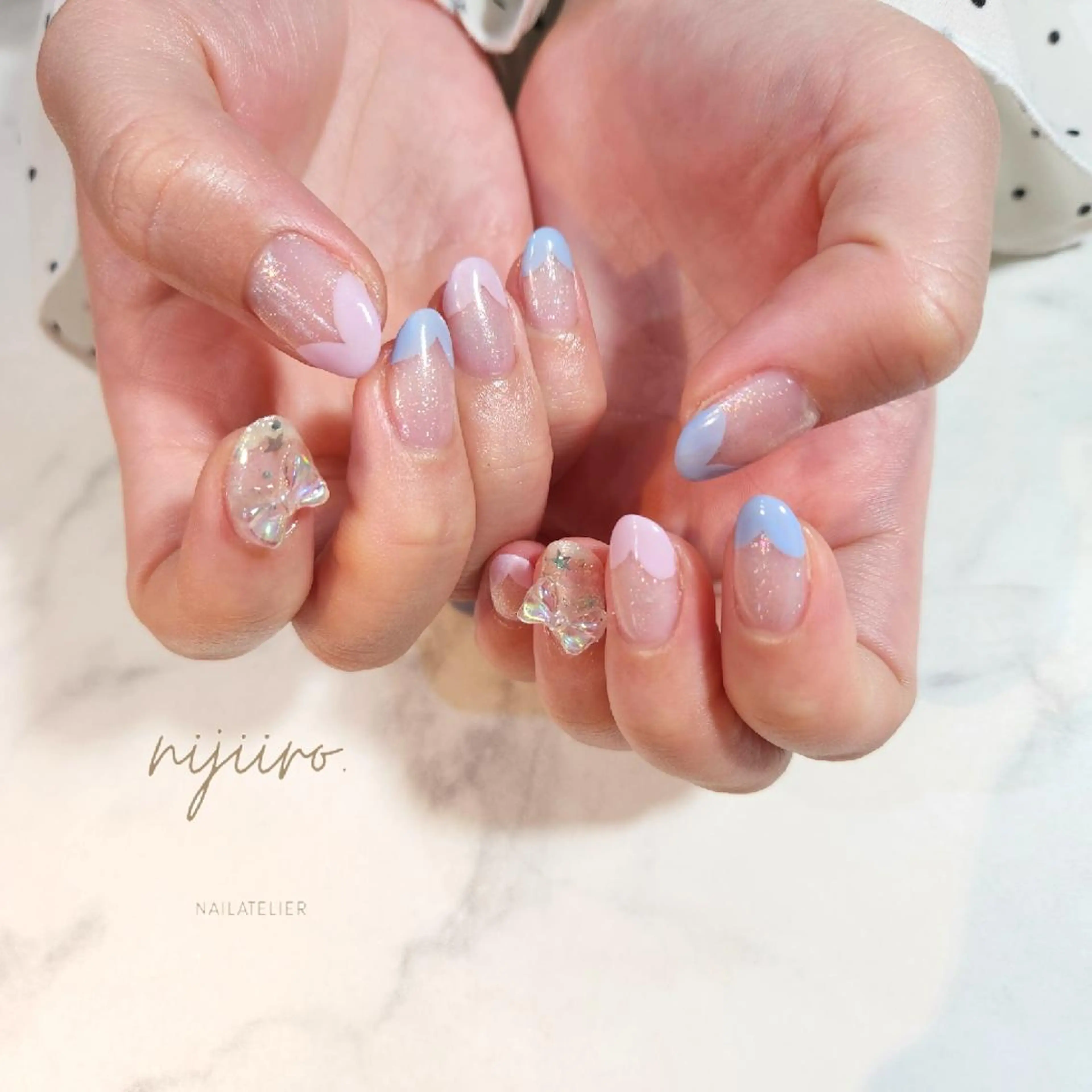 ネイル ハンドネイル nailatelier nijiiro.所属・nijiiro🌈 サトウのネイルデザイン