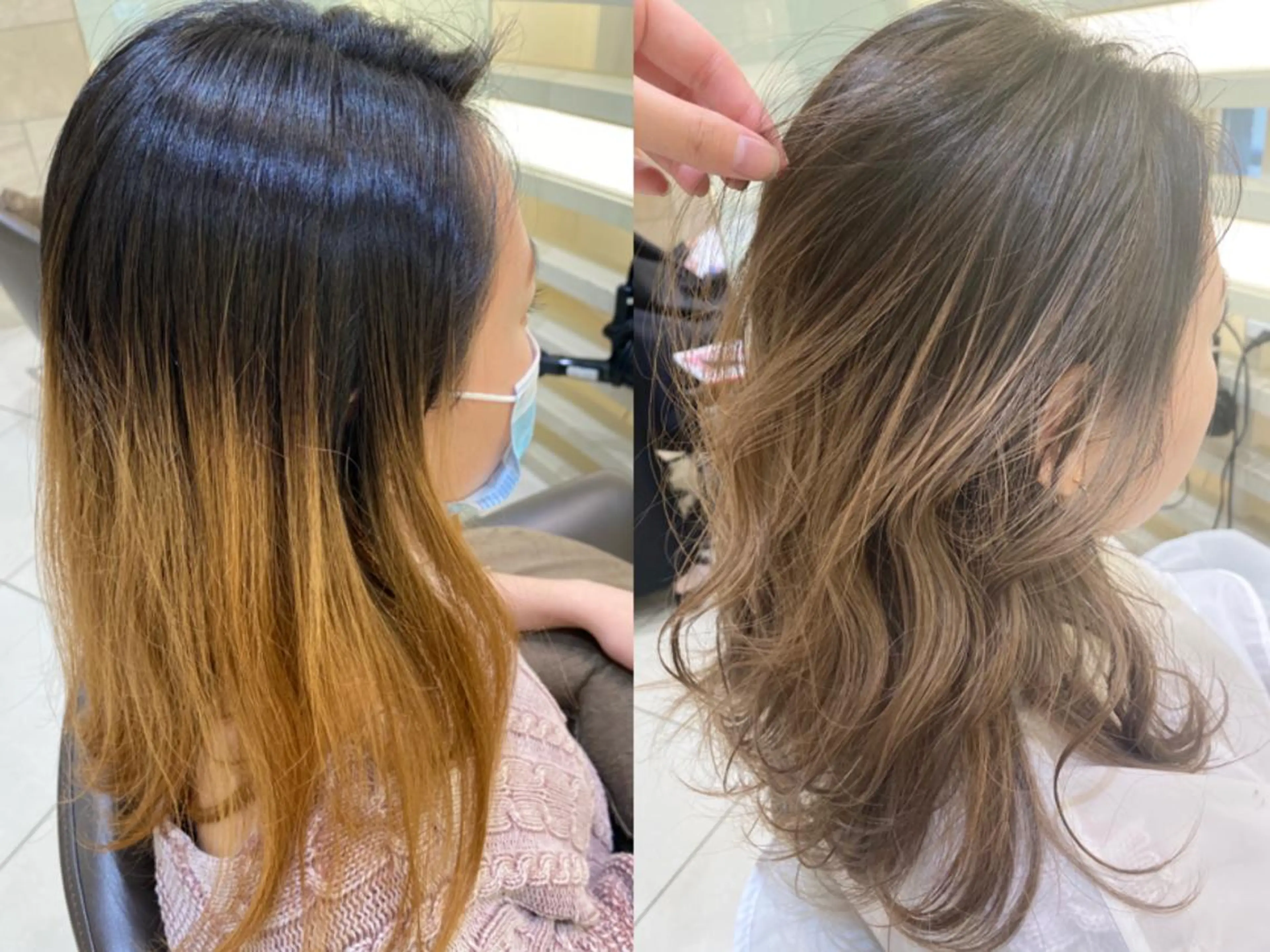 セミロング カラー パーマ ヘアアレンジ メンズ マツエク・マツパ 💎耳ツボジュエリー ×銀座美容室💎のヘアスタイル