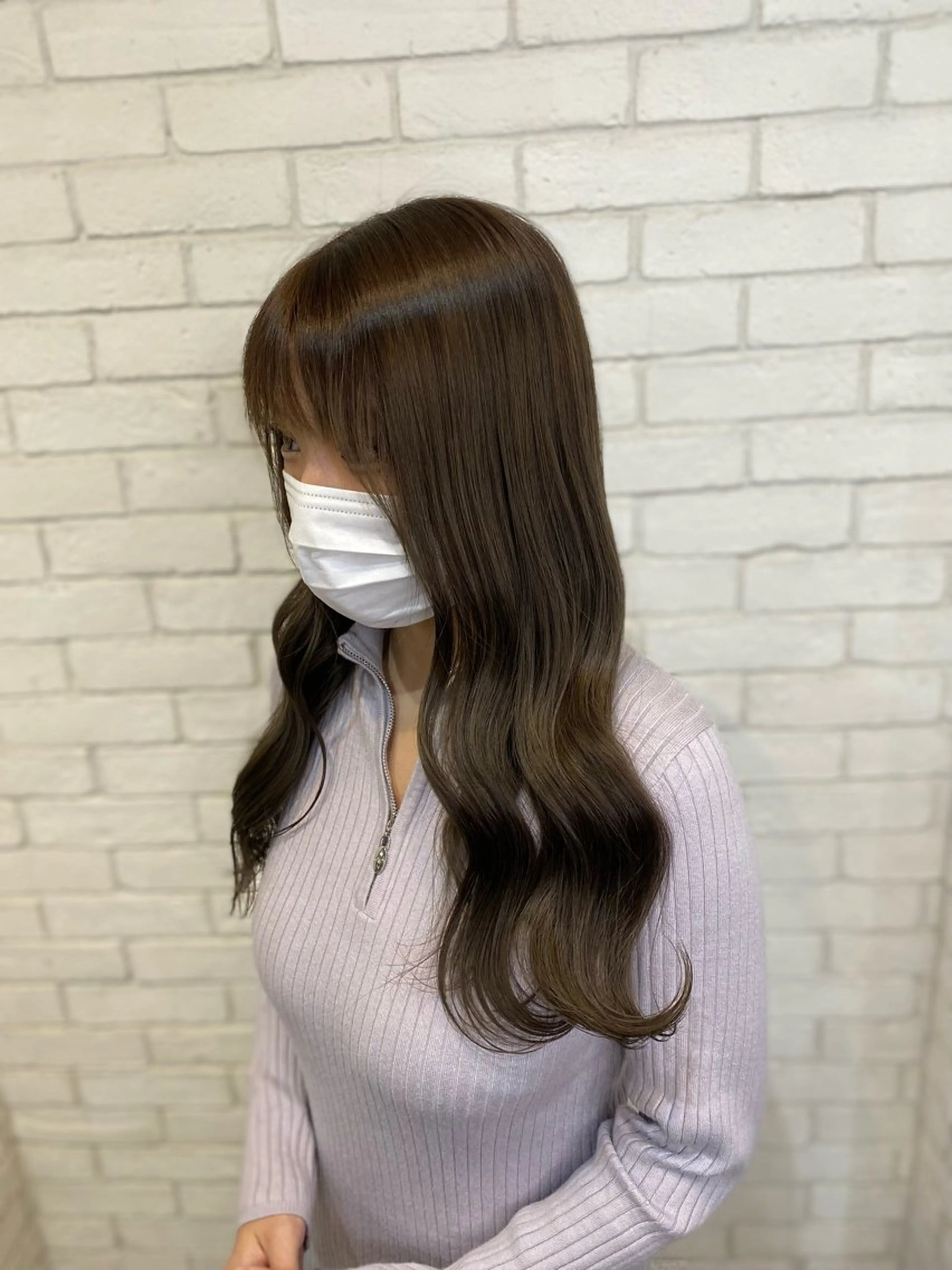 ロング カラー ヘアカラー トリートメント ヨシダ フミノリのヘアスタイル