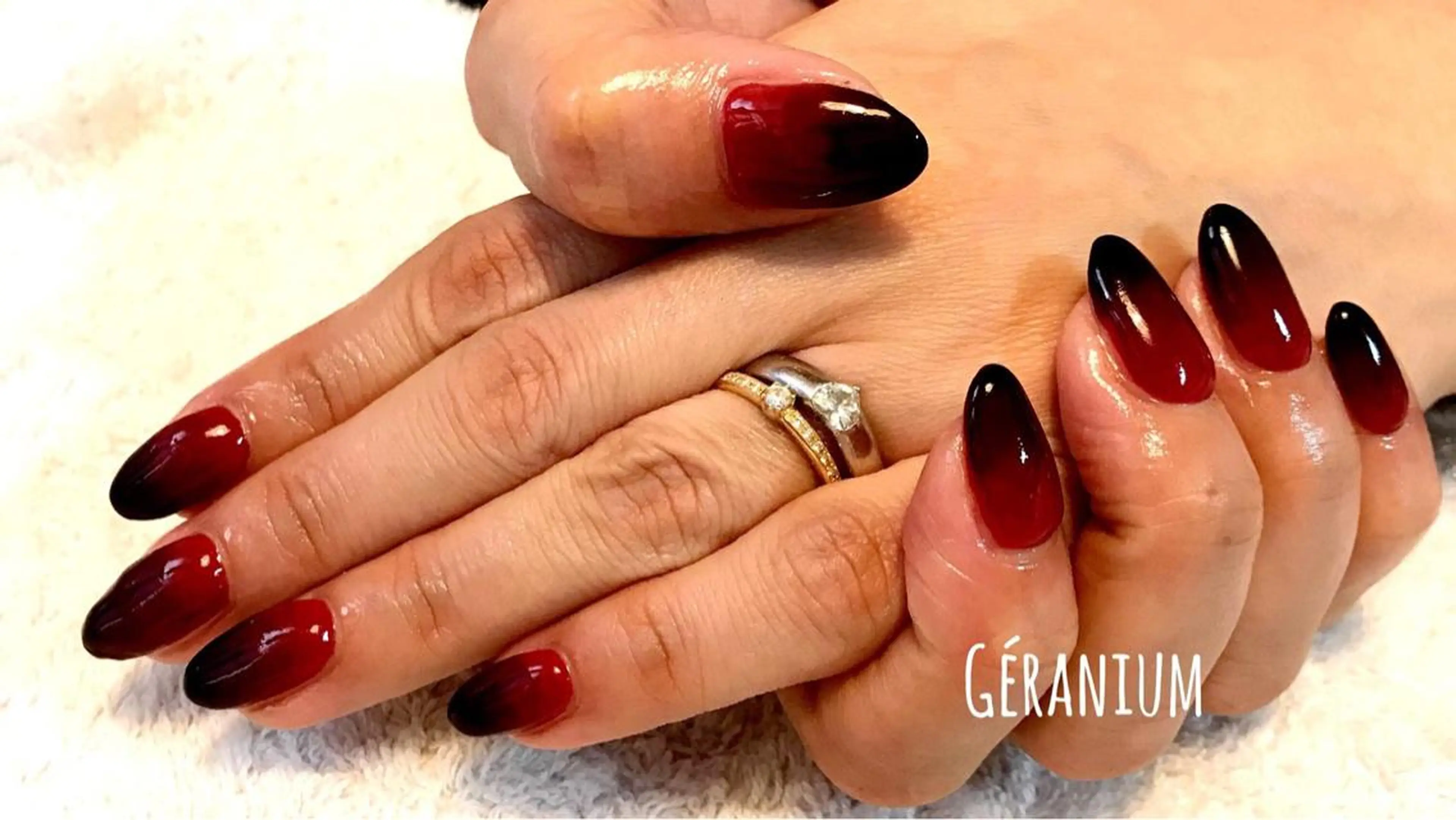 ネイル ハンドネイル フットネイル GéRanium Harukaのネイルデザイン