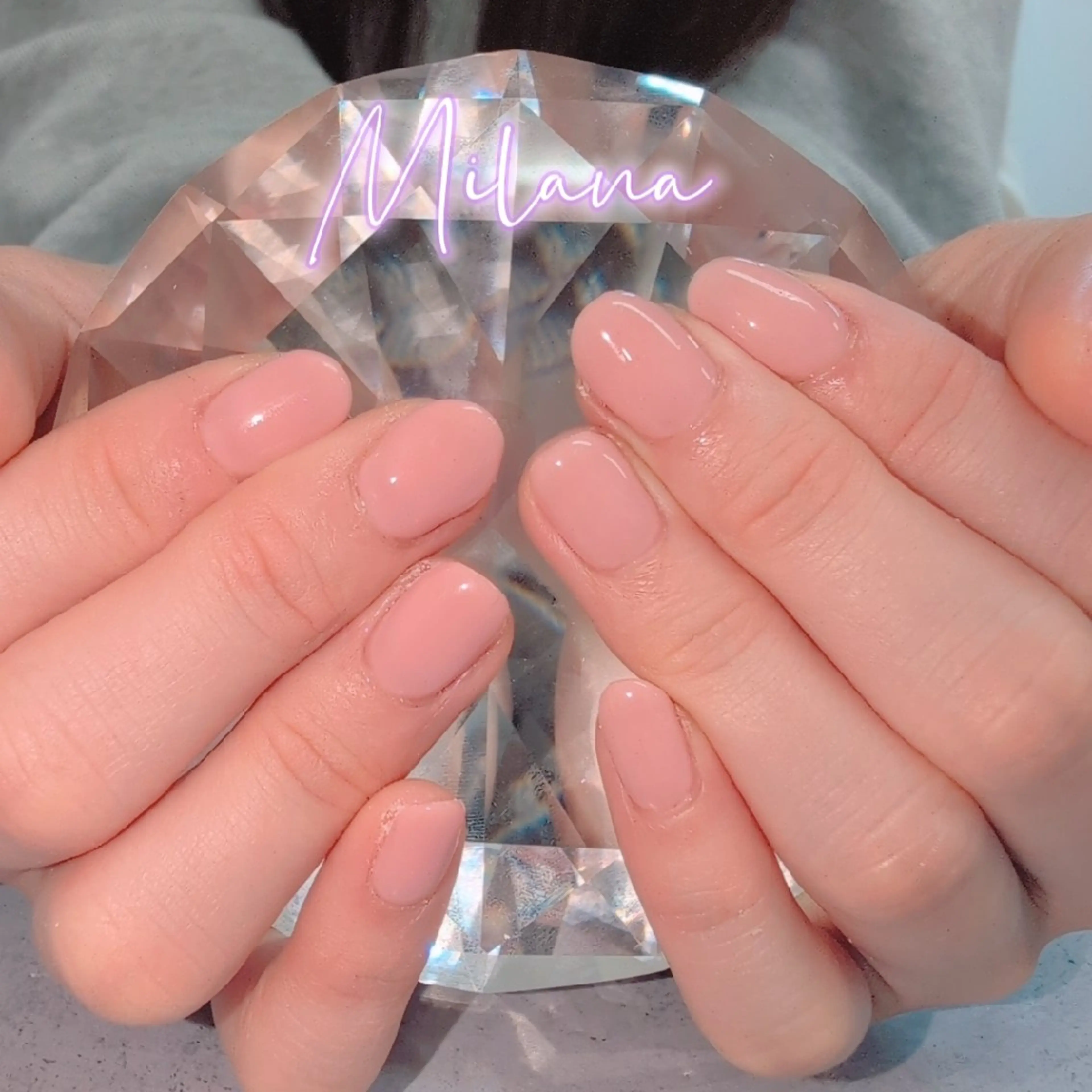 ネイル ワンカラーネイル ハンドネイル Milana 川瀬のネイルデザイン