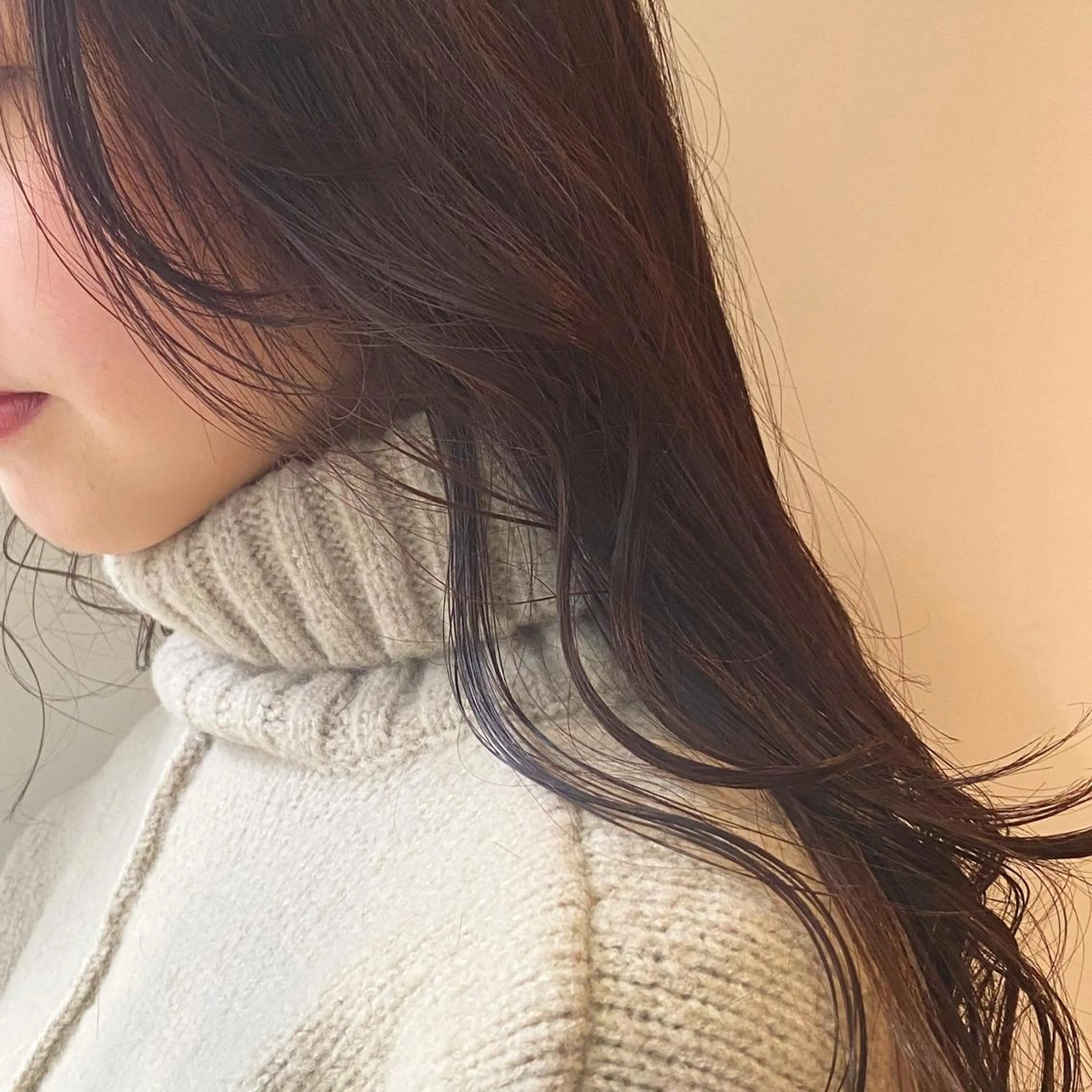 セミロング カラー ヘアアレンジ ブルーカラー ピンクカラー GIVET (ジヴェ)所属・撮影モデル募集 🦋soemikaのヘアスタイル