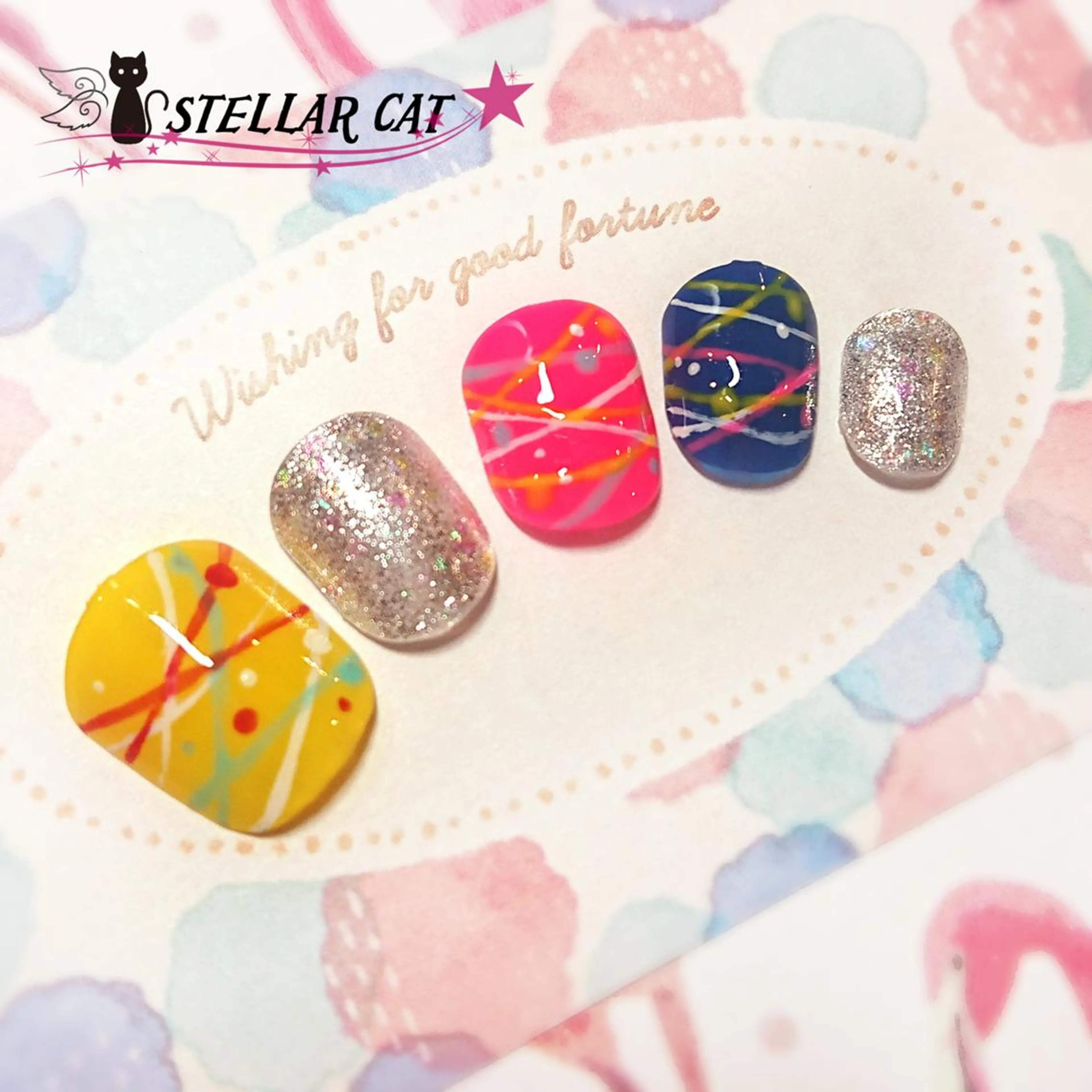 ネイル ショートネイル専門 StellarCatのネイルデザイン