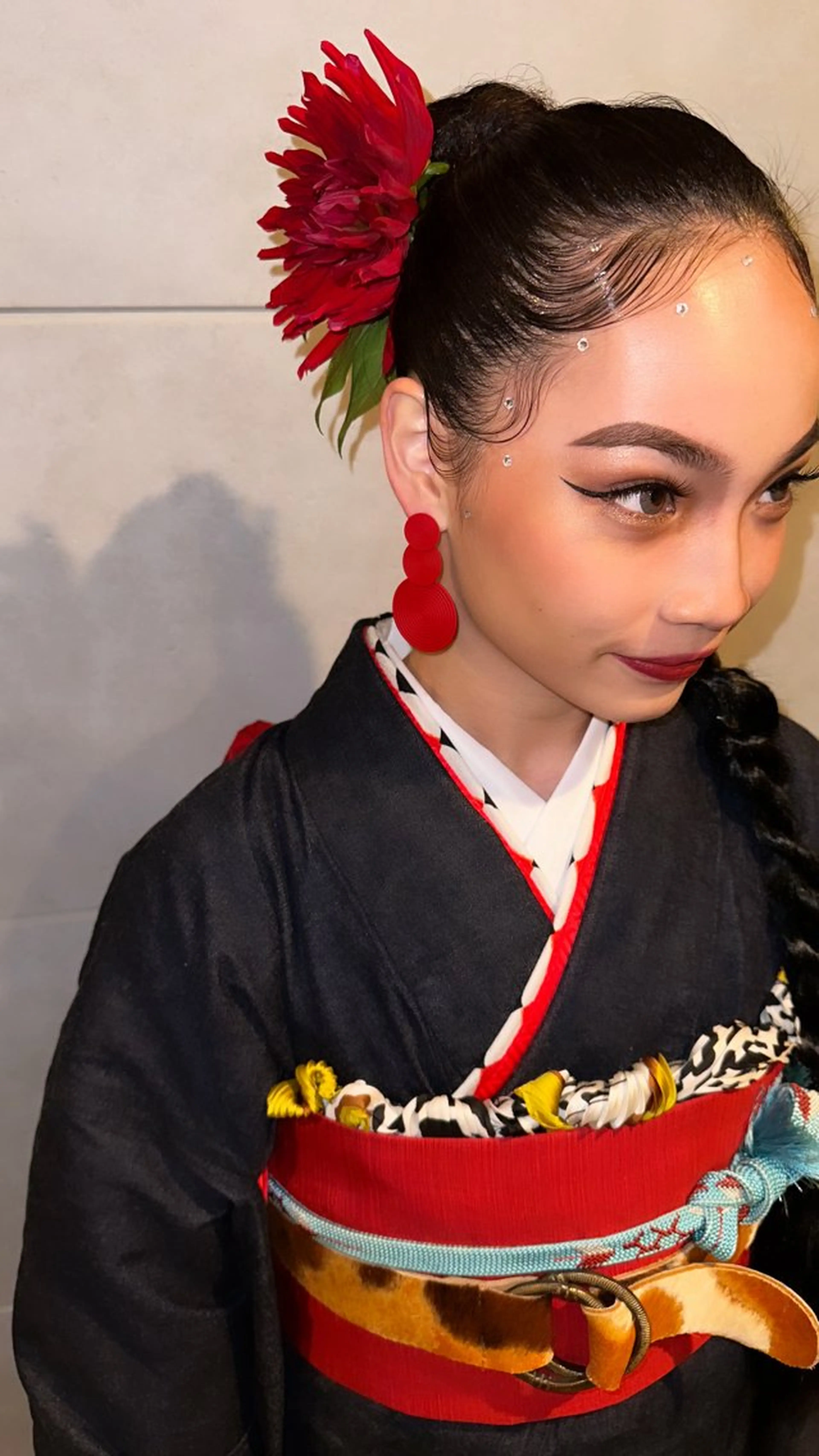 ロング ヘアアレンジ 吉野 華乃のヘアスタイル