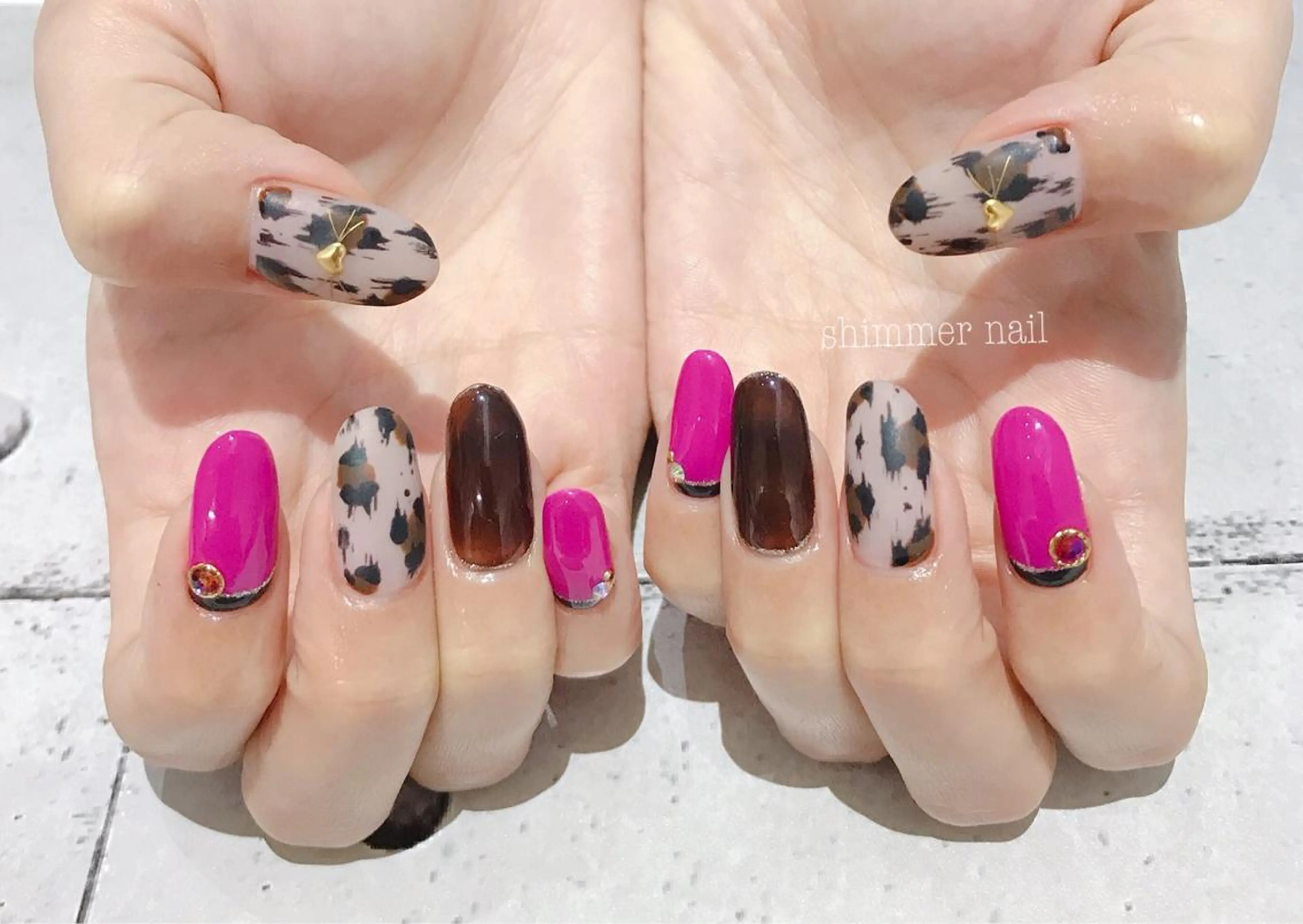 ネイル 持ち込み ハンドネイル Shimmer Nail所属・Shimmer Nail⋆*✩のネイルデザイン