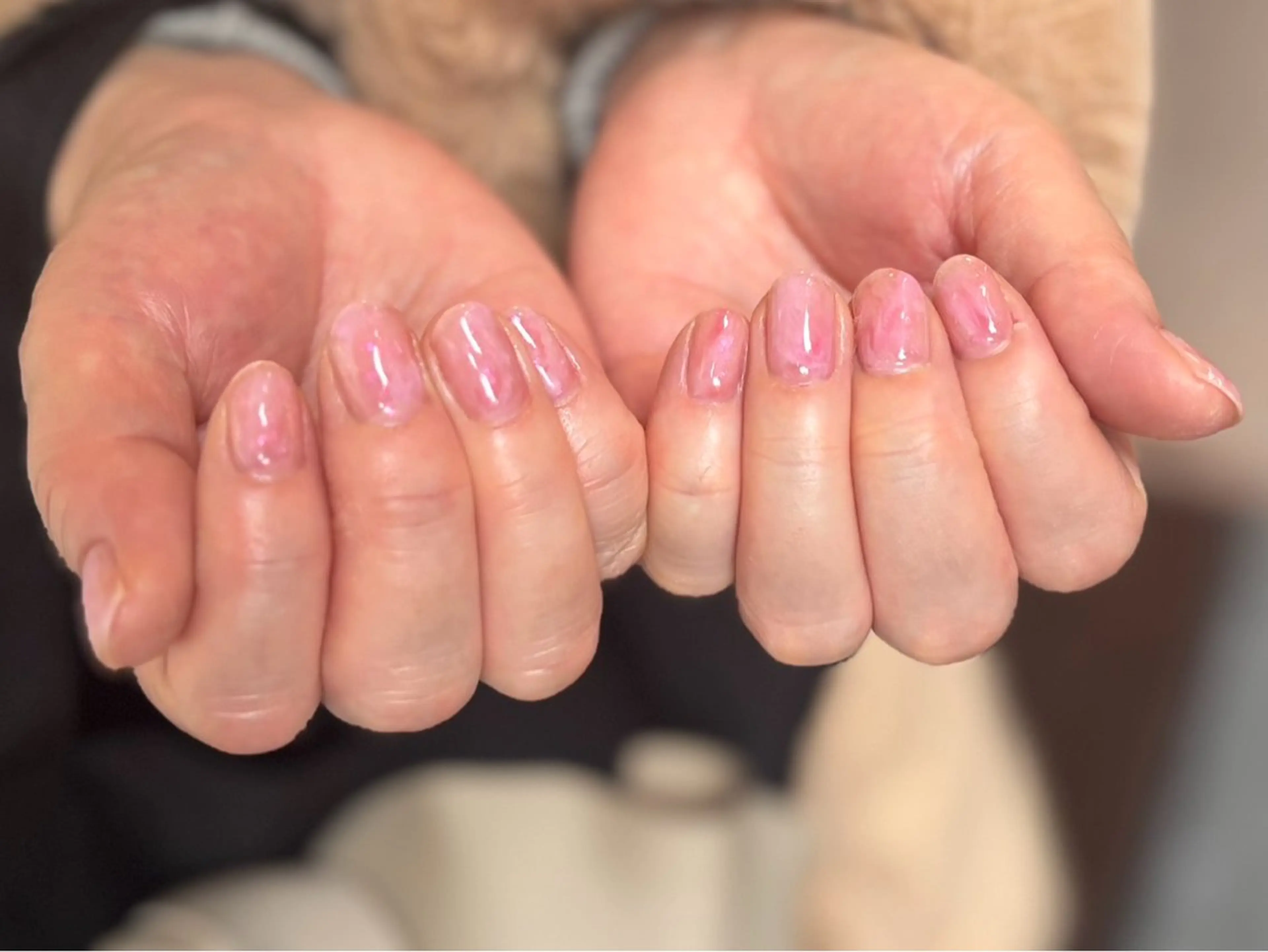 ネイル ニュアンスネイル 春ネイル Bibinail ☆namiのネイルデザイン