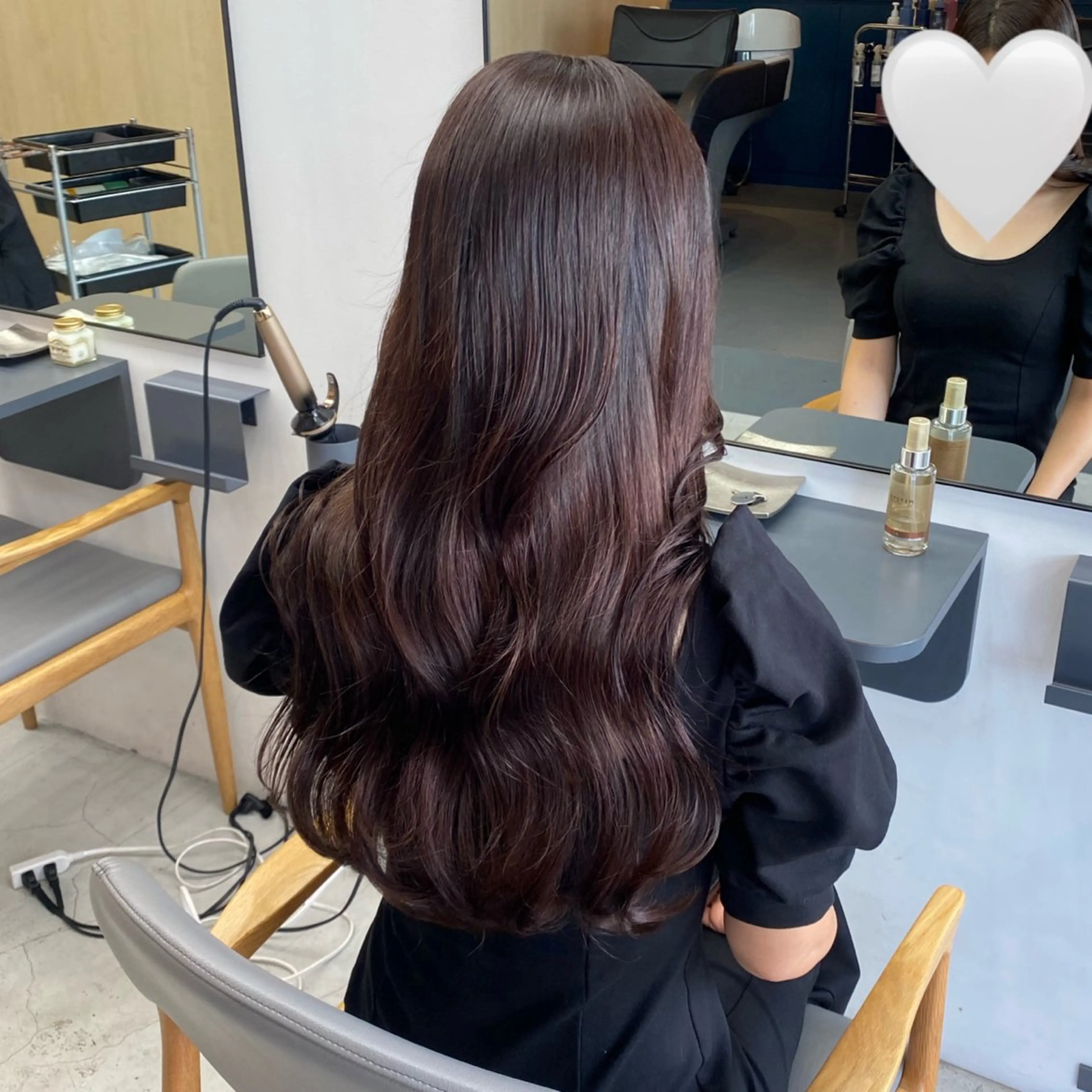 ロング カラー カット ヘアカラー トリートメント blink所属・暖色/ブラウン/ 透明感/ゆうかのヘアスタイル