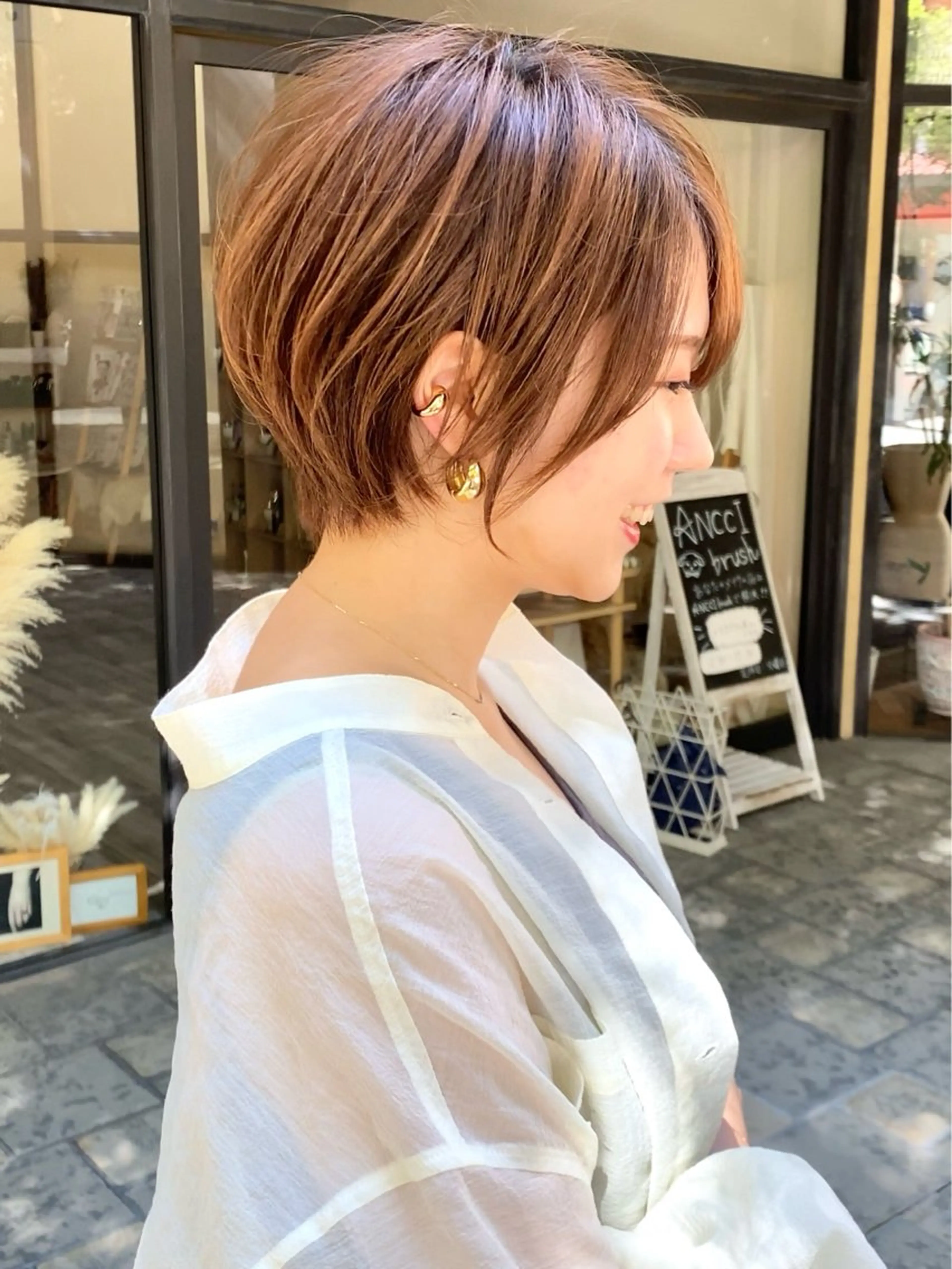 ショート 上野 竜馬のヘアスタイル