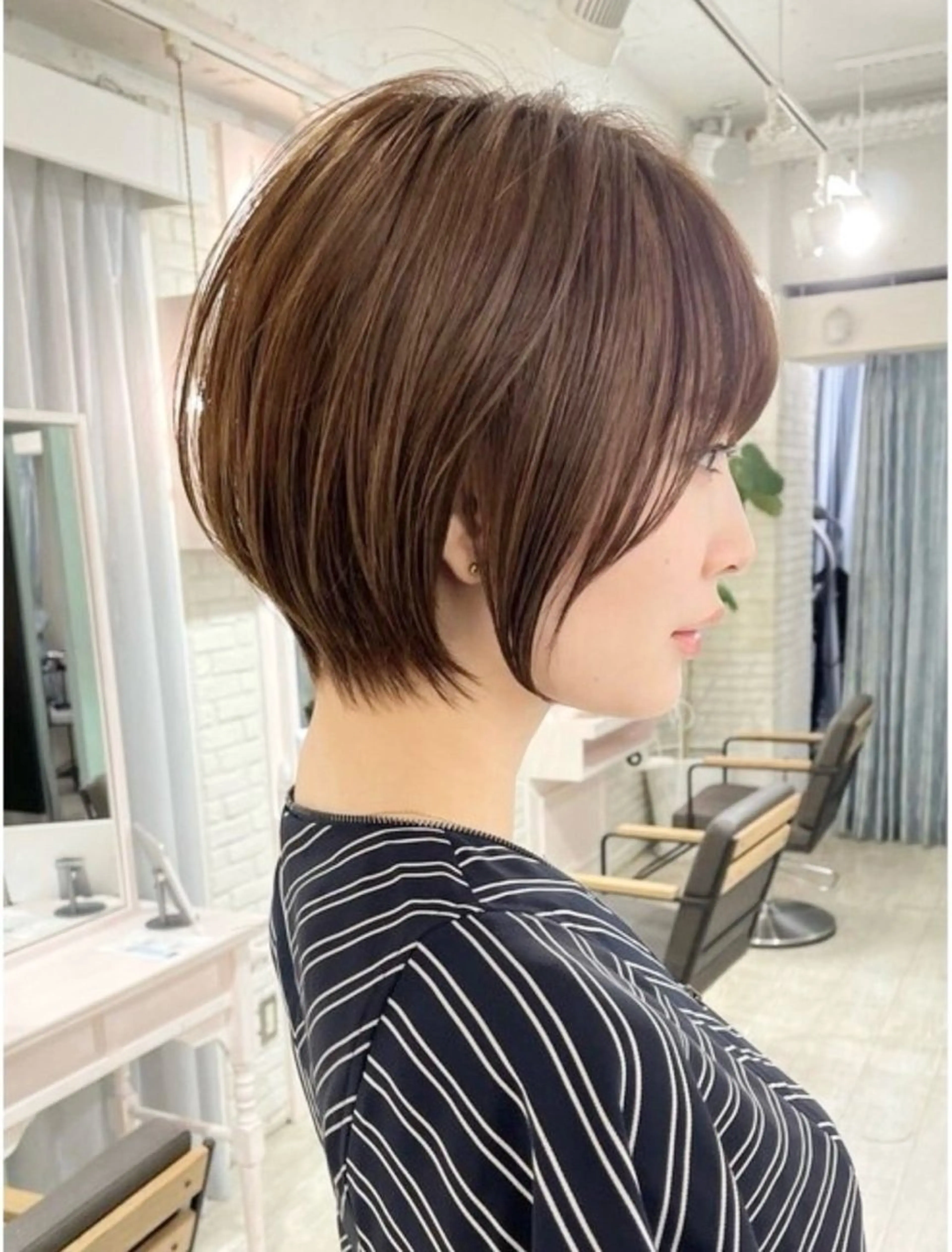 ショート カット レイヤー❣️縮毛矯正 川村利幸のヘアスタイル