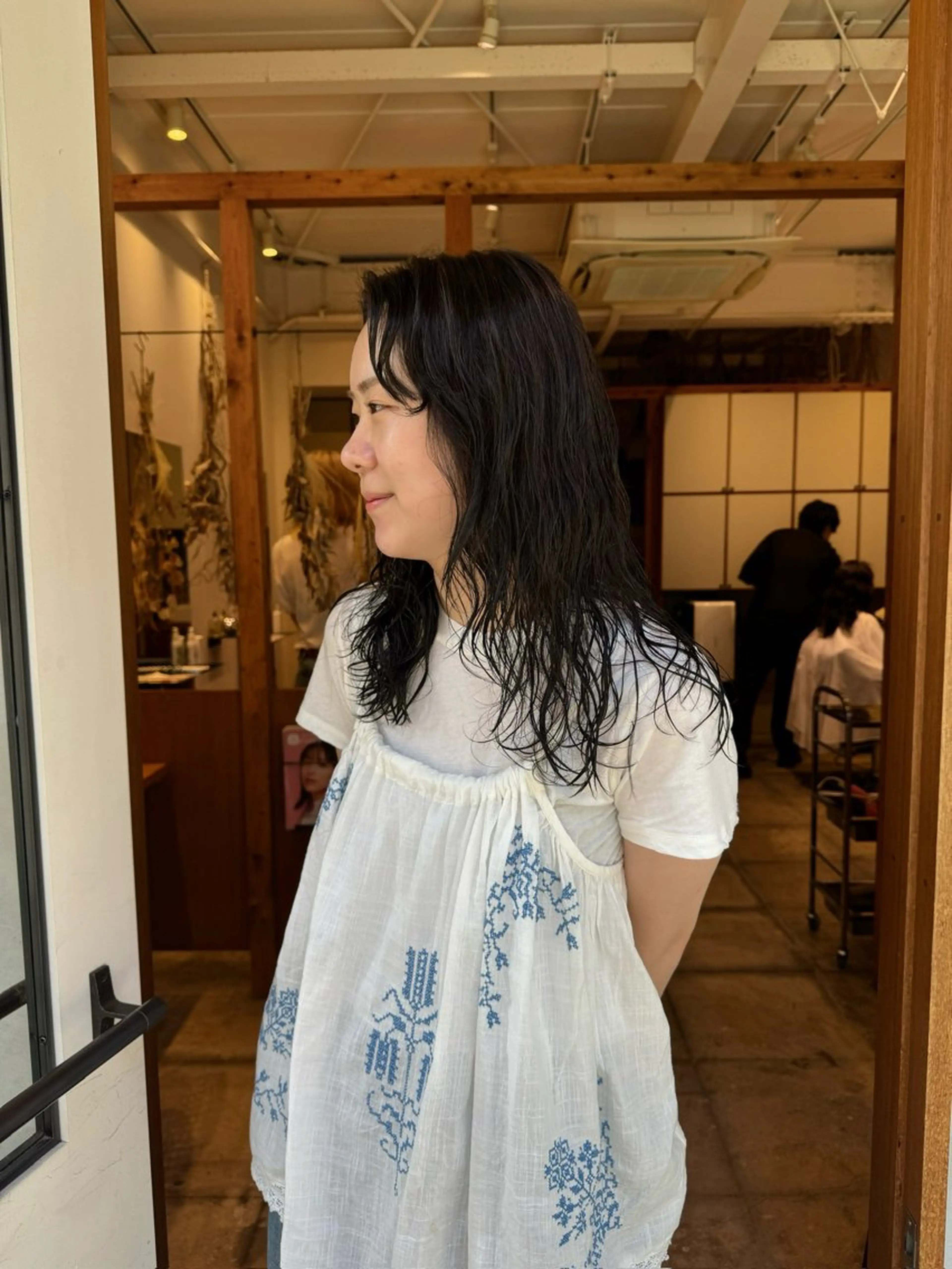 セミロング カラー カット ヘアカラー トリートメント ENIF　大島 芽生のヘアスタイル