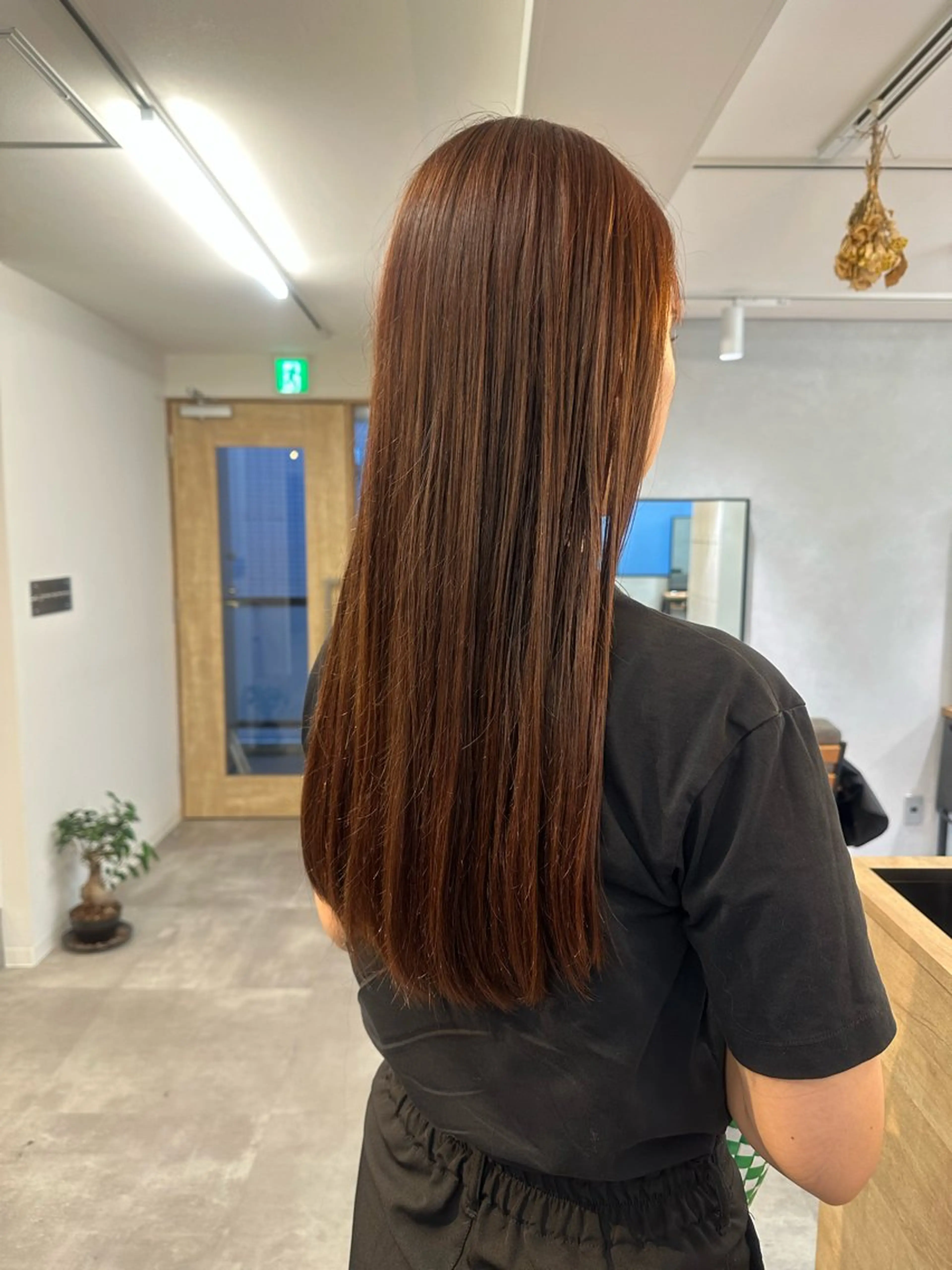 カラー ブラウンカラー オレンジ オレンジブラウン ジャックモアザン新宿店所属・谷山 葵のヘアスタイル