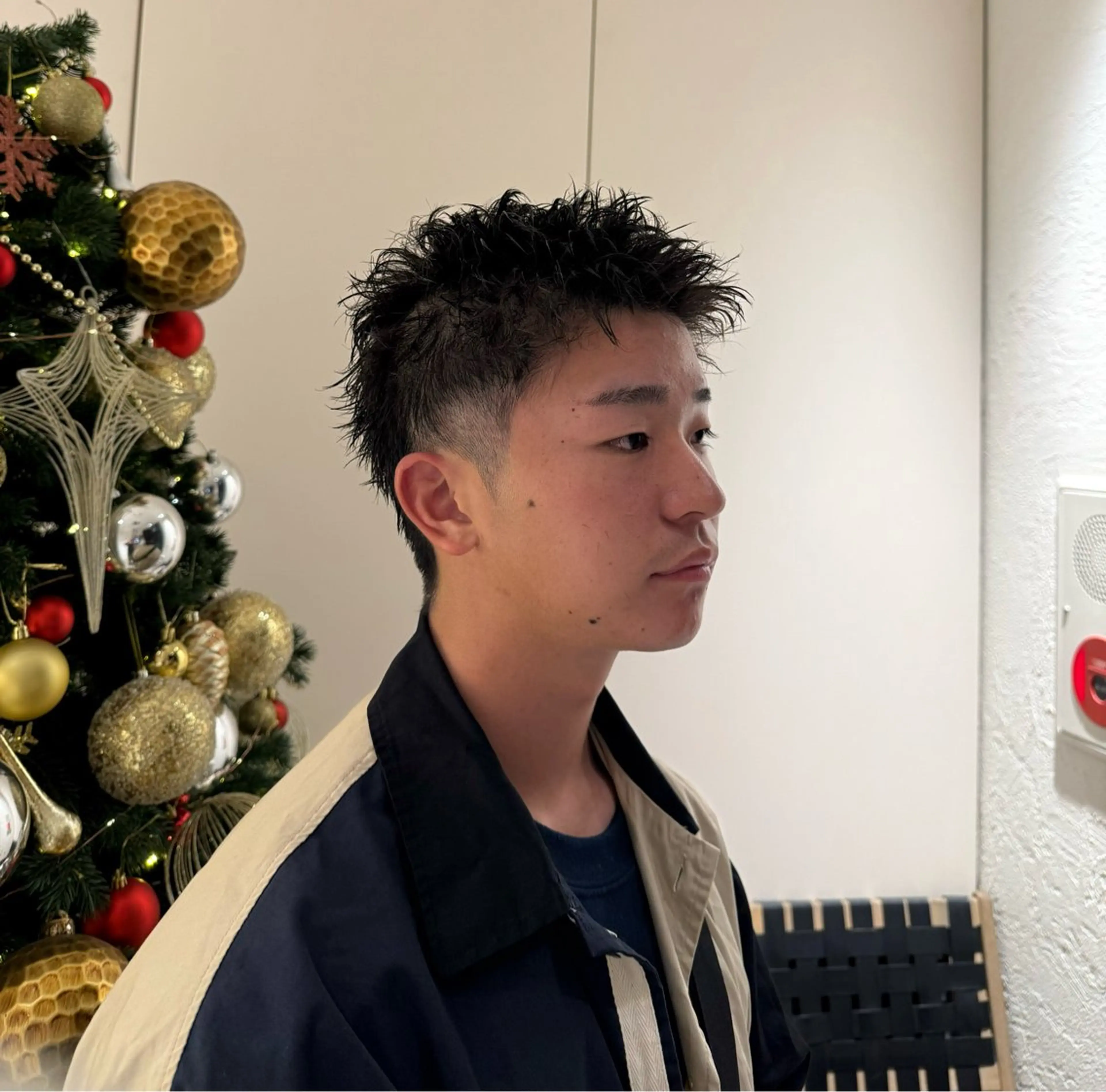 ショート パーマ メンズ メンズパーマ スパイキーショート ショートヘア カット パーマ heavenly by HAVANA新宿所属・メンズショート/ピン パーマ/新宿/フウガのヘアスタイル