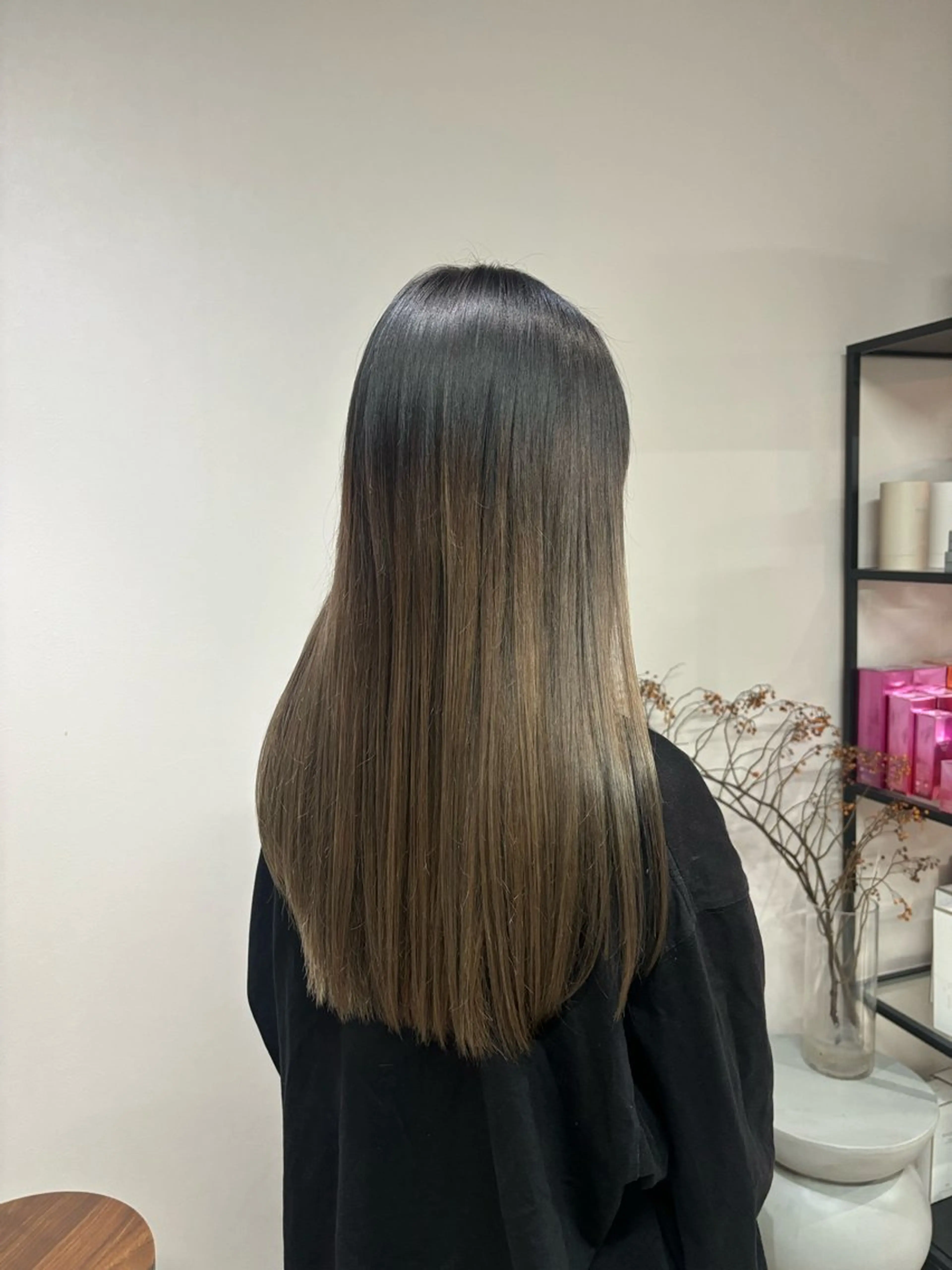 ロング カラー カット ヘアカラー トリートメント 🐼 こゆきのヘアスタイル