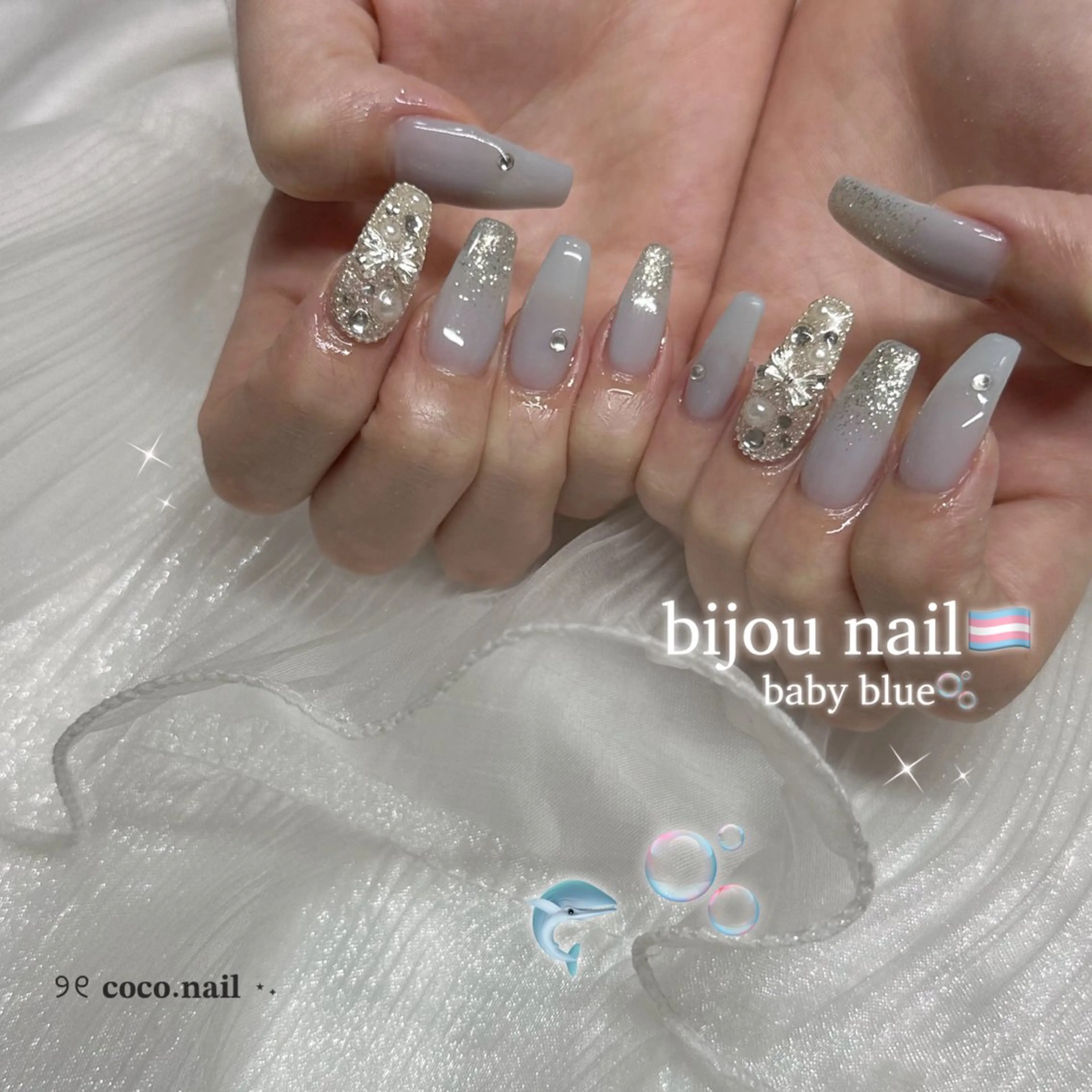 ネイル ハンドネイル lili.nail y2k/ワンホンのネイルデザイン