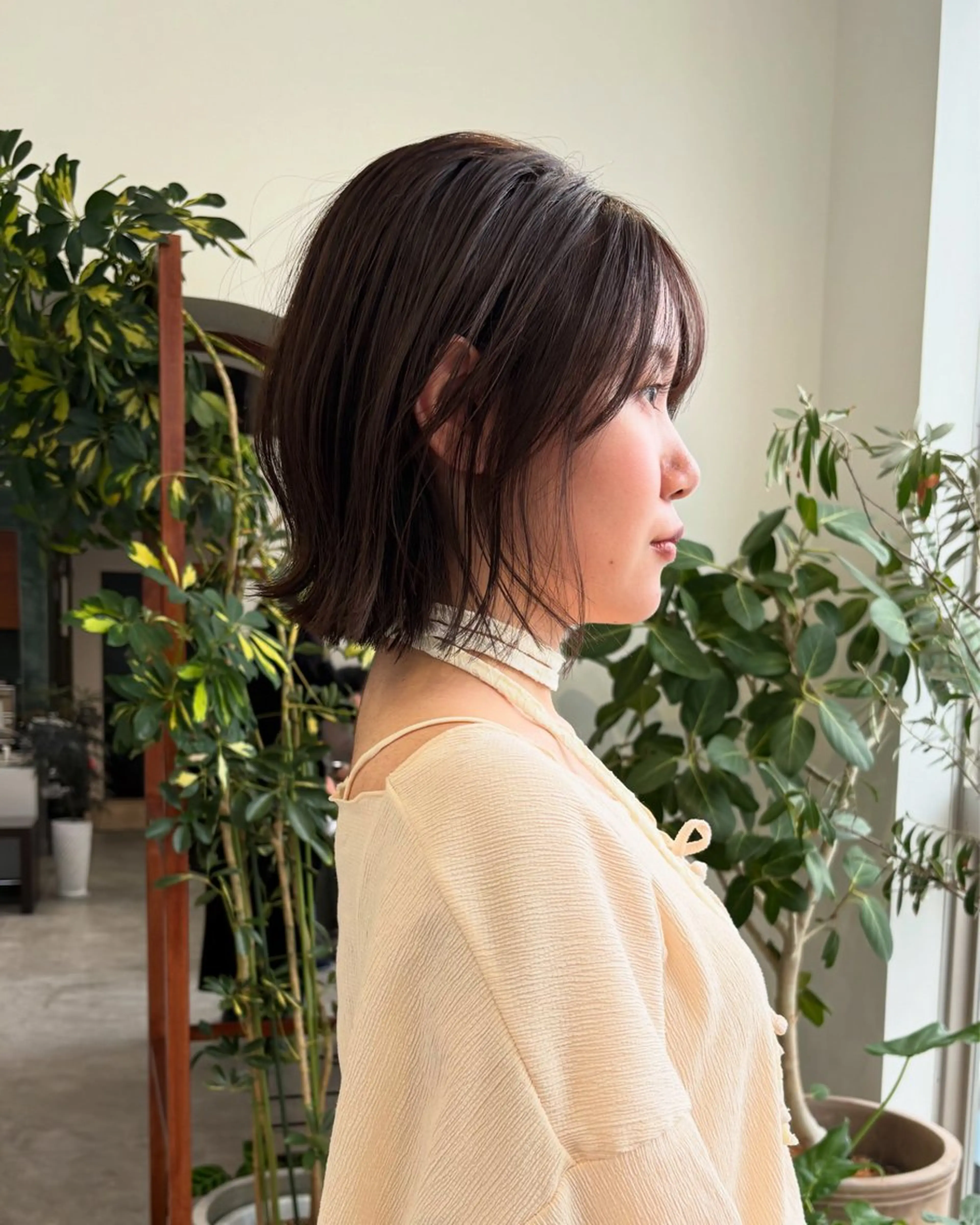 ショート ボブ 外ハネヘア IWAINAGOYA所属・金子 賢人のヘアスタイル